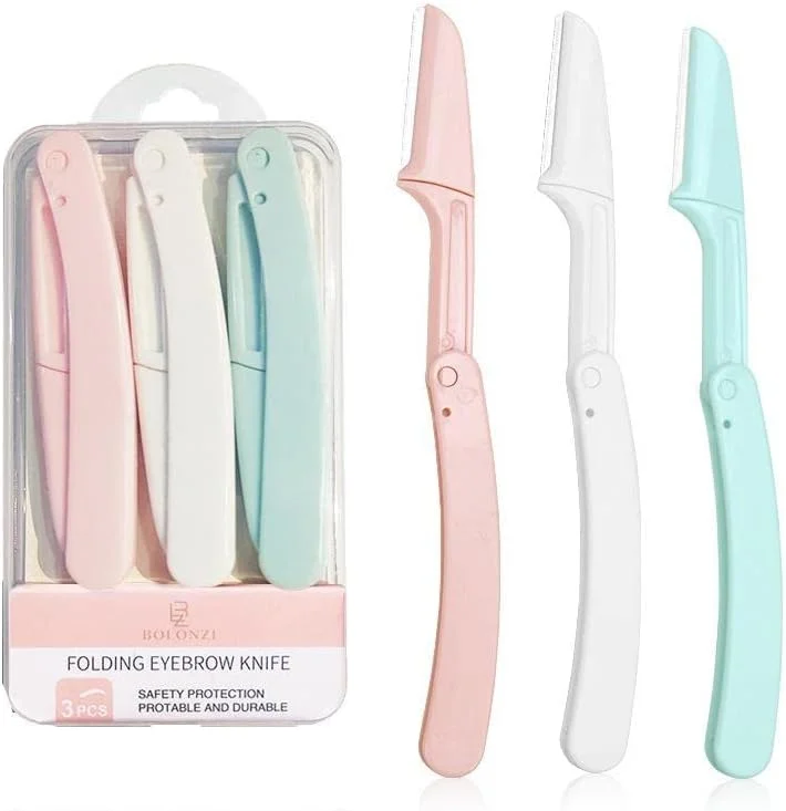 تیغ ابرو تاشو TUZ، 3 عددی، حالت دهنده، موزن، اصلاح کننده صورت، ابزار آرایشی تیغ ابرو تاشو TUZ، 3 عددی، حالت دهنده، موزن، اصلاح کننده صورت، ابزار آرایشی