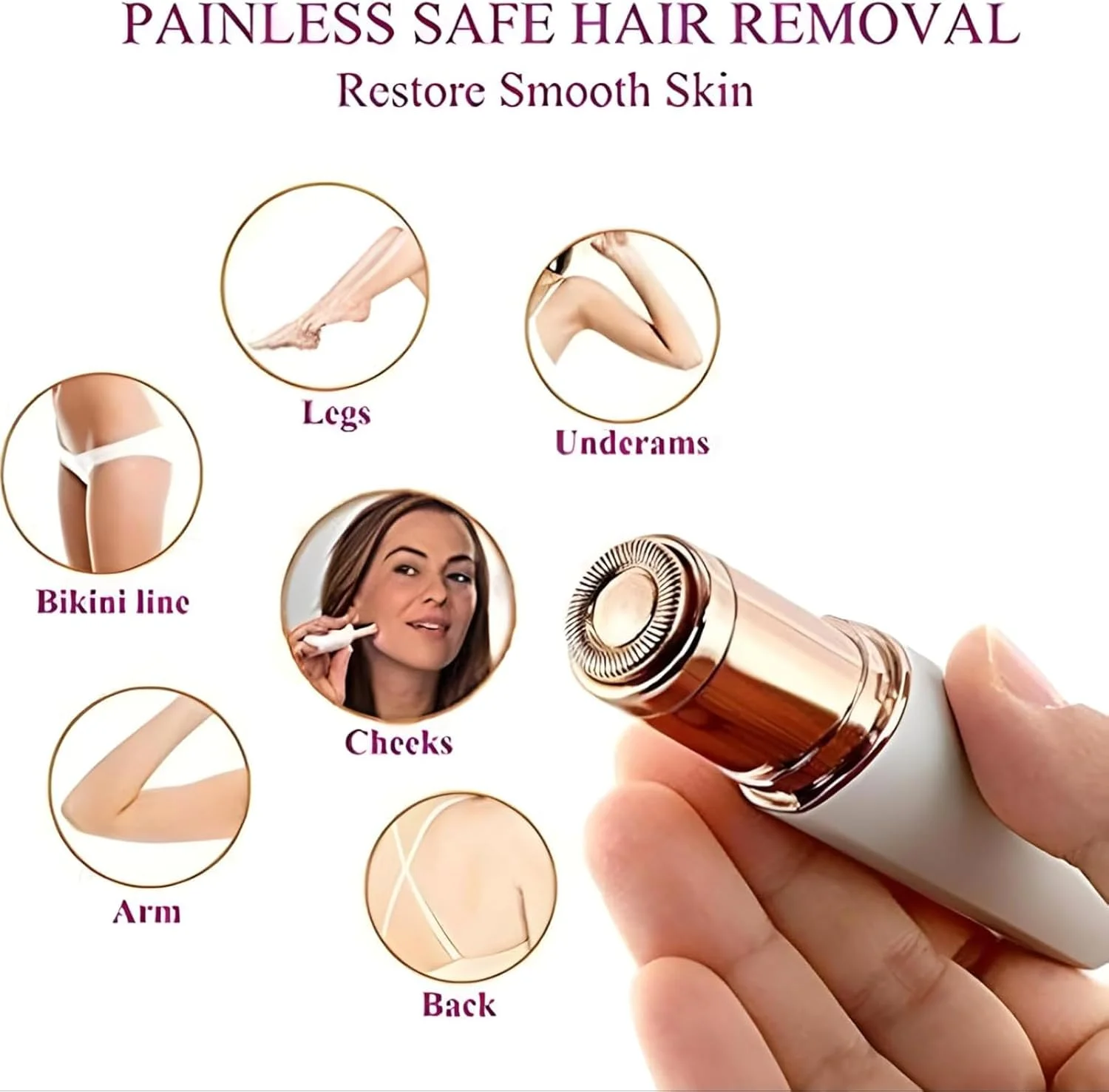 دستگاه موبر بدون درد صورت YU WELL برای زنان. ماشین اپیلاتور برقی ضد آب و قابل شارژ. طراحی رژ لبی مناسب برای نواحی حساس، خط بیکینی، لب بالا، چانه، ابرو، گردن و اصلاح کننده موی پا دستگاه موبر بدون درد صورت YU WELL برای زنان. ماشین اپیلاتور برقی ضد آب و قابل شارژ. طراحی رژ لبی مناسب برای نواحی حساس، خط بیکینی، لب بالا، چانه، ابرو، گردن و اصلاح کننده موی پا