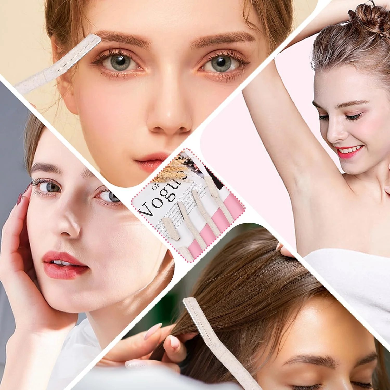 تیغ ابرو ییلانجین 12 عددی، موزن ابرو قابل حمل، تیغ صورت، موزر صورت، ریش تراش دستی، لایه بردار با پوشش دقیق برای زنان و مردان تیغ ابرو ییلانجین 12 عددی، موزن ابرو قابل حمل، تیغ صورت، موزر صورت، ریش تراش دستی، لایه بردار با پوشش دقیق برای زنان و مردان