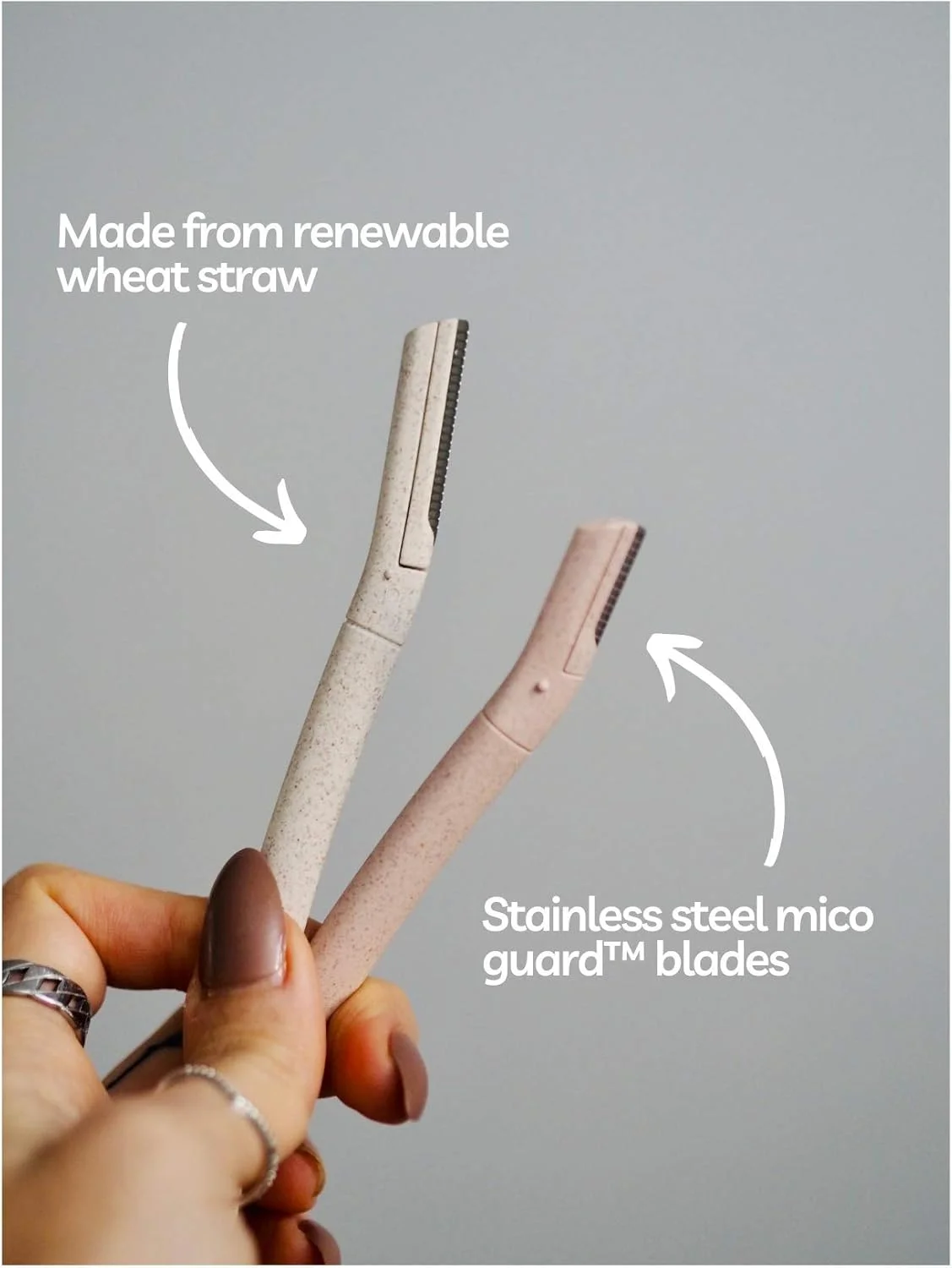 تیغ های درماپلنینگ صورت The Little Eco Company | سرویس بازیافت ارسال رایگان | بسته 6 عددی | تیغ ابرو نی گندم زیست تخریب پذیر | تیغ صورت زنانه | از بین برنده موهای زائد صورت | از بین برنده موهای صورت تیغ های درماپلنینگ صورت The Little Eco Company | سرویس بازیافت ارسال رایگان | بسته 6 عددی | تیغ ابرو نی گندم زیست تخریب پذیر | تیغ صورت زنانه | از بین برنده موهای زائد صورت | از بین برنده موهای صورت