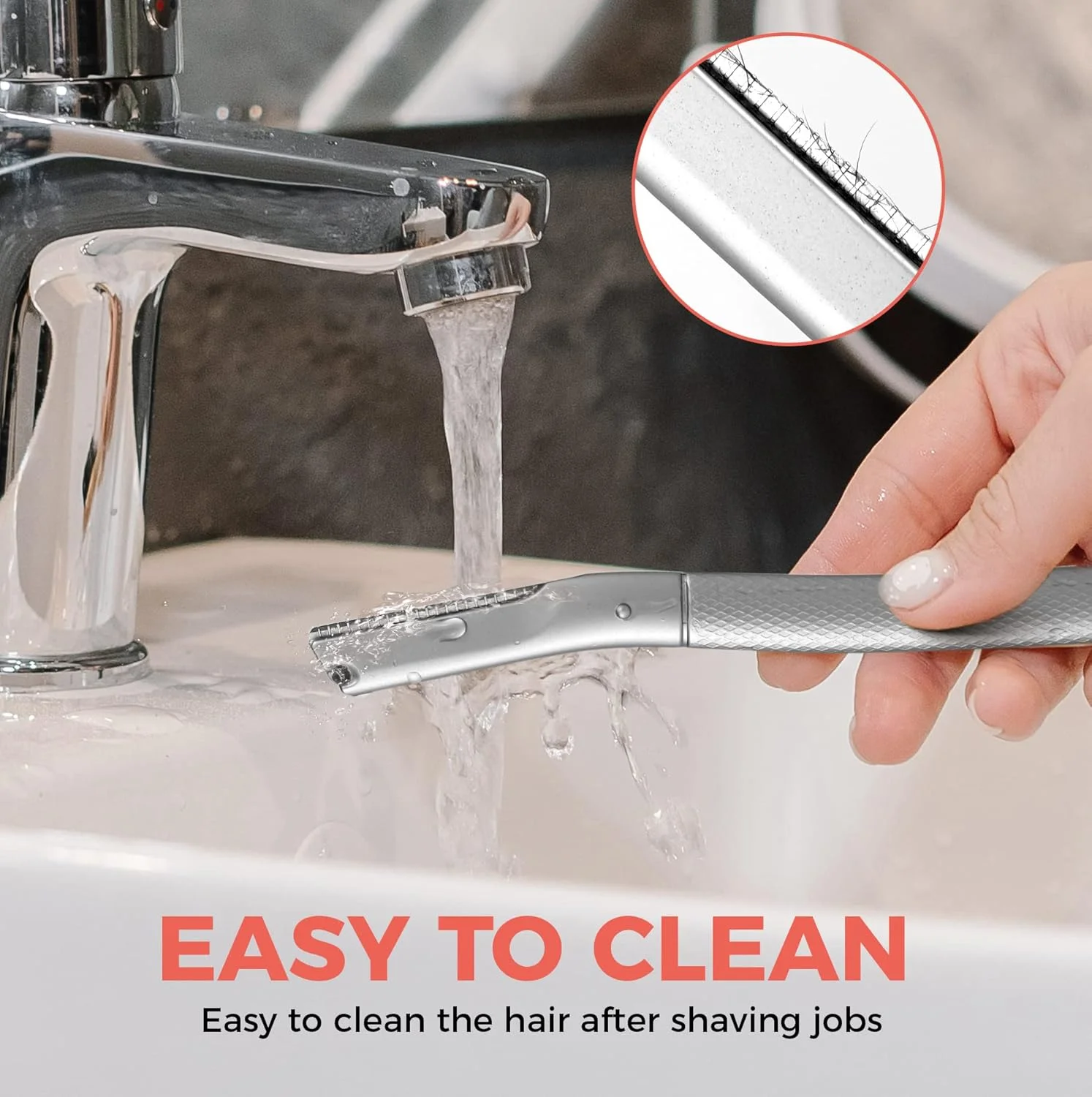 تیغ ابرو ZOMCHI، تیغ صورت برای زنان و مردان، اصلاح کننده و حالت دهنده ابرو با پوشش دقیق، تیغ صورت با 6 تیغه (نقره ای) تیغ ابرو ZOMCHI، تیغ صورت برای زنان و مردان، اصلاح کننده و حالت دهنده ابرو با پوشش دقیق، تیغ صورت با 6 تیغه (نقره ای)