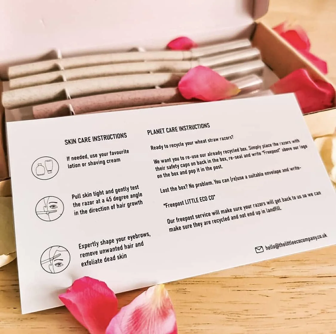 تیغ های درماپلنینگ صورت The Little Eco Company | سرویس بازیافت ارسال رایگان | بسته 6 عددی | تیغ ابرو نی گندم زیست تخریب پذیر | تیغ صورت زنانه | از بین برنده موهای زائد صورت | از بین برنده موهای صورت تیغ های درماپلنینگ صورت The Little Eco Company | سرویس بازیافت ارسال رایگان | بسته 6 عددی | تیغ ابرو نی گندم زیست تخریب پذیر | تیغ صورت زنانه | از بین برنده موهای زائد صورت | از بین برنده موهای صورت