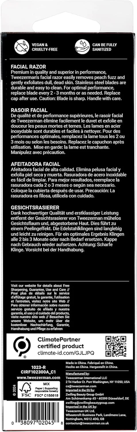 تیغ صورت تراش صورت تویزرمن درماپلنر به همراه 3 تیغه یدکی نقره ای تیغ صورت تراش صورت تویزرمن درماپلنر به همراه 3 تیغه یدکی نقره ای