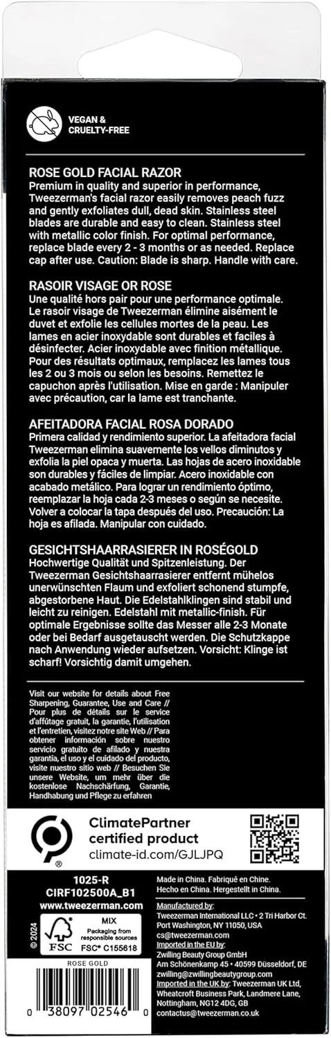 تیغ صورت تراش رز گلد توییزرمن