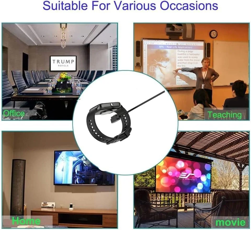 کابل شارژ مغناطیسی 2 پین ساعت هوشمند - مناسب برای SW023، ID205L، SW021، ID205U، ID205S، SW025، 3S، 3، 2، 2S - شارژر USB