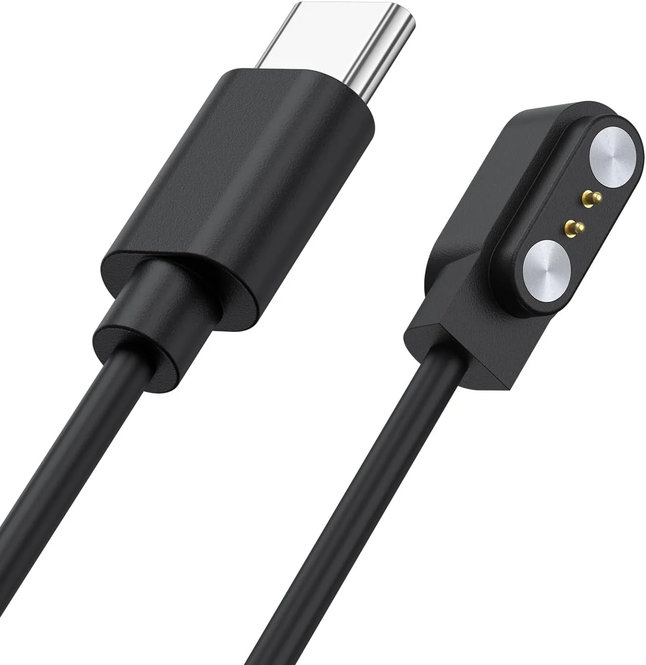 شارژر مغناطیسی USB C سازگار با YAMAY SW023، Willful SW021، SW025، Letsfit ID206، ID205L، LETSCOM ID205U، LIFEBEE ID205S، ID216، کابل شارژ ساعت هوشمند (100 سانتی متر)