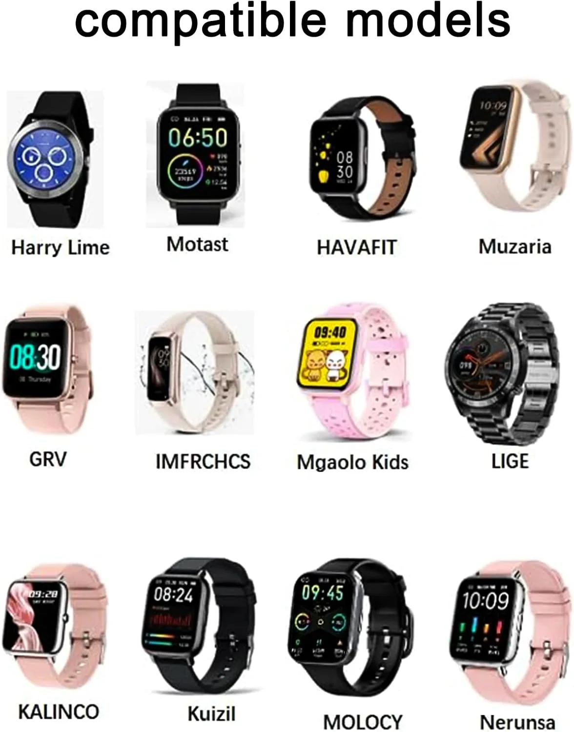 شارژر مغناطیسی USB C مدل AK سازگار با YAMAY SW022، کابل شارژ مغناطیسی ساعت هوشمند 2 پین 4 میلی‌متری، شارژر ساعت هوشمند سازگار با Ticwatch GTX، AGPTEK LW11، Xiaomi Haylou RT LSO5S (100 سانتی‌متری)