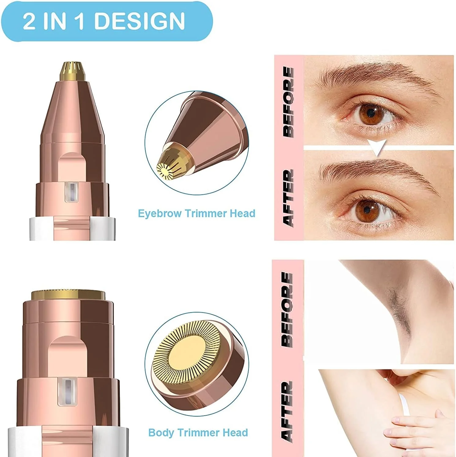 تیغ اصلاح SYOSI، تیغ ابرو، موبر صورت زنانه، موبر، موزن ابرو 2 در 1 و موبر 100% بدون درد با نور برای ابرو، بینی، لب، صورت، بدن (قابل شارژ USB) تیغ اصلاح SYOSI، تیغ ابرو، موبر صورت زنانه، موبر، موزن ابرو 2 در 1 و موبر 100% بدون درد با نور برای ابرو، بینی، لب، صورت، بدن (قابل شارژ USB)