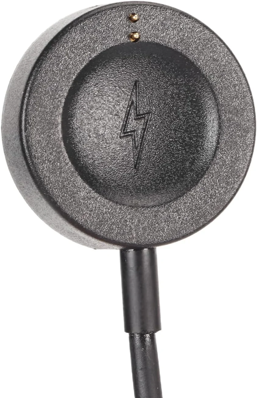 کابل شارژ ساعت Annadue، کابل شارژ مغناطیسی ساعت هوشمند برای Fossil Gen 6/Gen 5/Gen 4/Sport برای Gen 6/Gen 5E/Gen 5/Gen 4، محافظت چندگانه داخلی (مشکی)