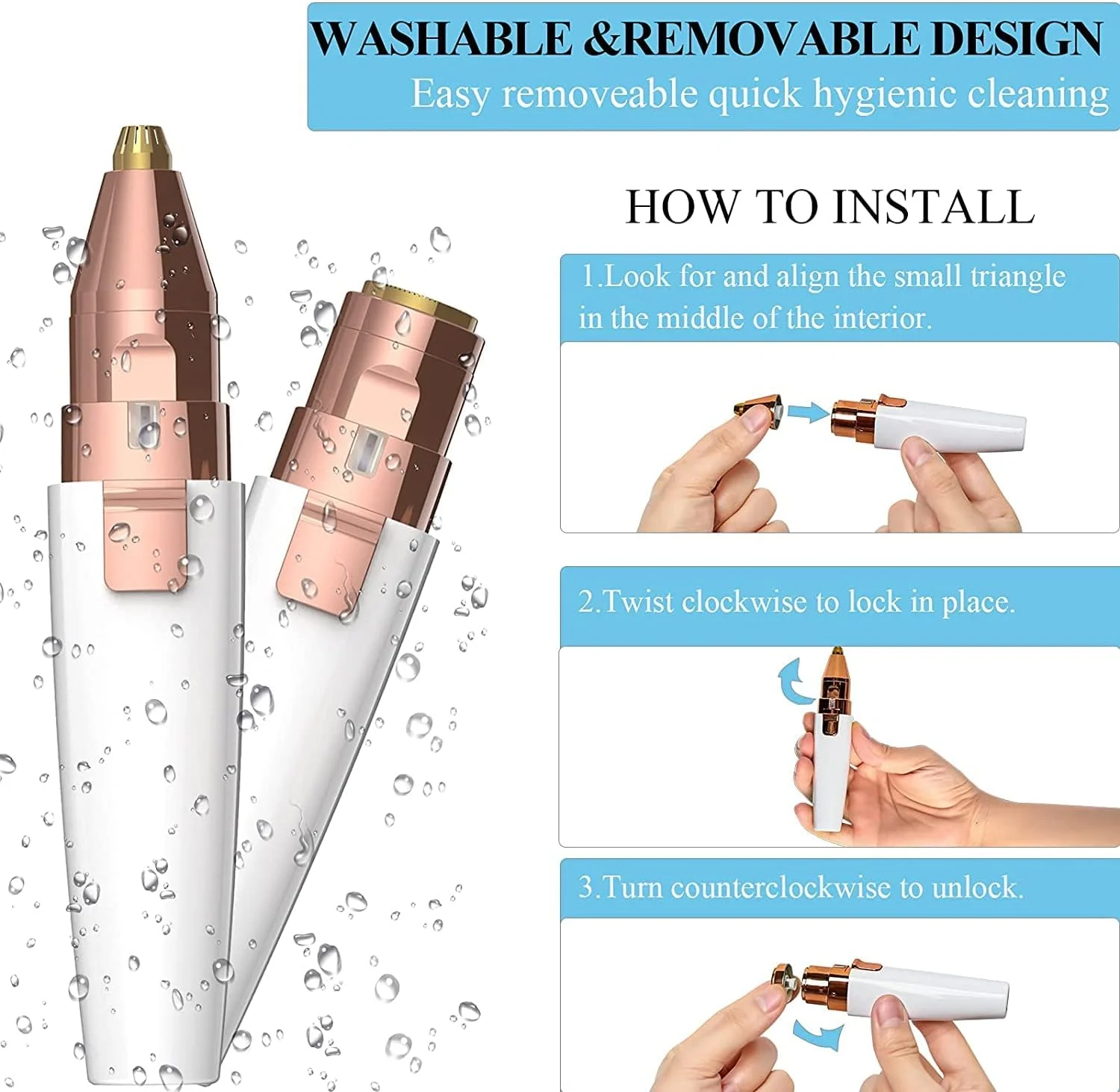 تیغ اصلاح SYOSI، تیغ ابرو، موبر صورت زنانه، موبر، موزن ابرو 2 در 1 و موبر 100% بدون درد با نور برای ابرو، بینی، لب، صورت، بدن (قابل شارژ USB) تیغ اصلاح SYOSI، تیغ ابرو، موبر صورت زنانه، موبر، موزن ابرو 2 در 1 و موبر 100% بدون درد با نور برای ابرو، بینی، لب، صورت، بدن (قابل شارژ USB)