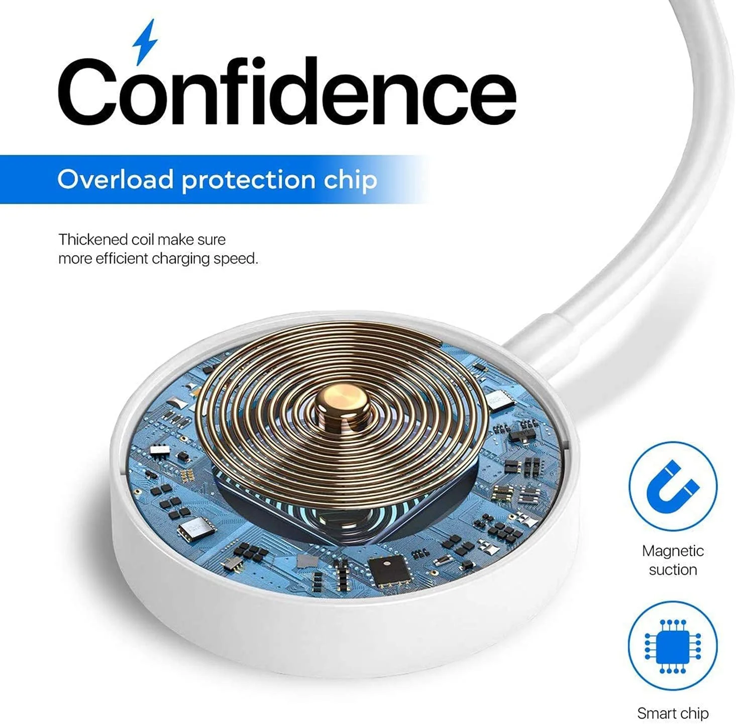 شارژر بی سیم DELFINO سازگار با Apple Watch Series 6, 5, 4, 3, 2, 1 – کابل شارژ مغناطیسی – شارژر قابل حمل با شارژ سریع – سیم بلند شارژر بی سیم DELFINO سازگار با Apple Watch Series 6, 5, 4, 3, 2, 1 – کابل شارژ مغناطیسی – شارژر قابل حمل با شارژ سریع – سیم بلند