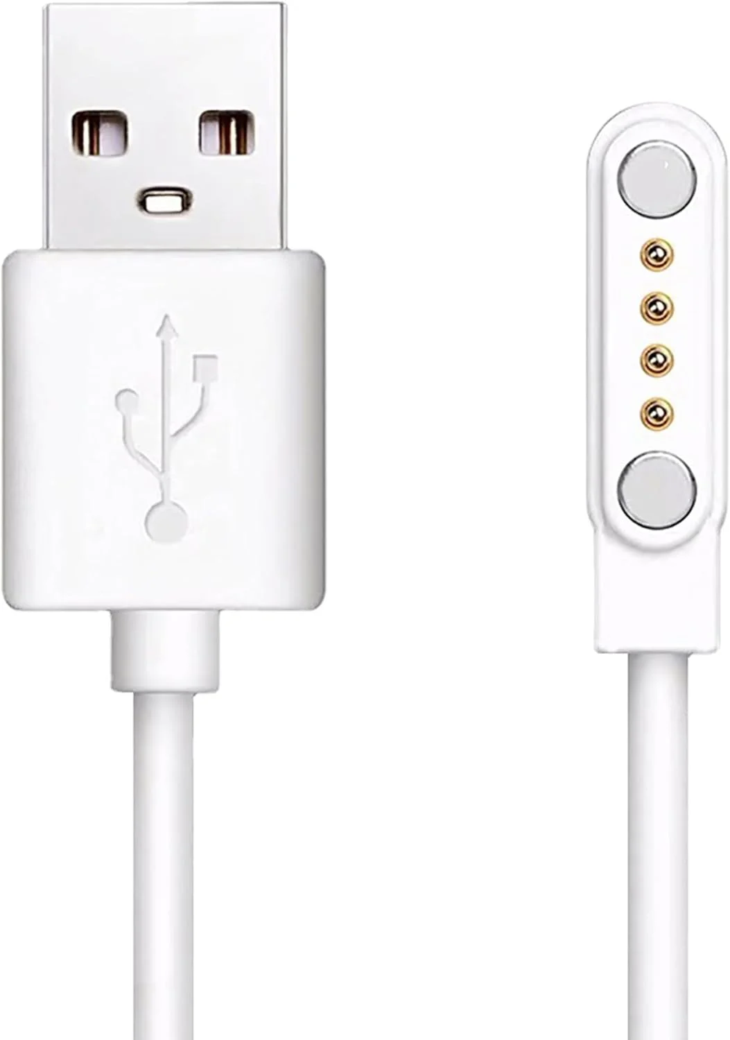 Lamshaw Compatible with AYATAHA Smart Watch Charger, 4 pins Magnetic USB Charging Cable Replacement Charger Compatible for AYATAHA LT49 Kids Smartwatch (White, for AYATAHA LT49 kid watch)