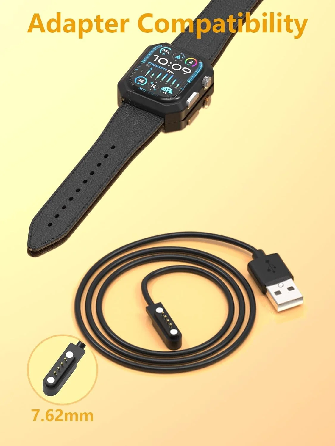 شارژر مغناطیسی 7.62 میلیمتری Haiyistar برای ساعت هوشمند، کابل شارژ USB چهار پین یونیورسال 5 وات، لوازم جانبی شارژ ساعت فاصله 7.62 میلیمتر بین پورتها شارژر مغناطیسی 7.62 میلیمتری Haiyistar برای ساعت هوشمند، کابل شارژ USB چهار پین یونیورسال 5 وات، لوازم جانبی شارژ ساعت فاصله 7.62 میلیمتر بین پورتها