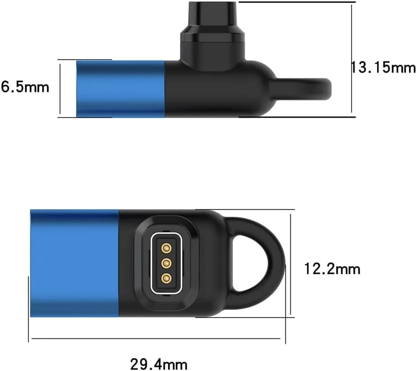 تبدیل شارژر ساعت هوشمند Laroal، آداپتور USB C، کابل تبدیل شارژ برای Pace2 Apex pro Vertix2 و غیره تبدیل شارژر ساعت هوشمند Laroal، آداپتور USB C، کابل تبدیل شارژ برای Pace2 Apex pro Vertix2 و غیره