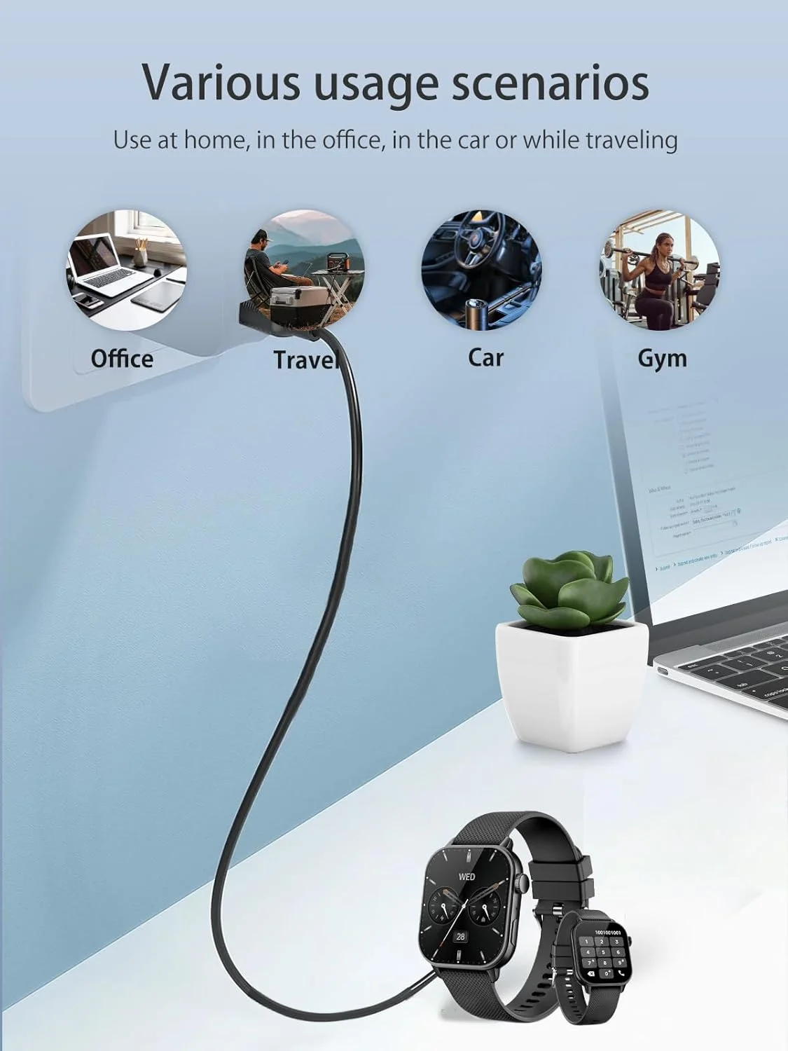 شارژر نوکاجو برای ساعت هوشمند MFVLP LC210، کابل شارژ مغناطیسی USB به طول 60 سانتی متر، کابل شارژ برای ساعت هوشمند MFVLP LC210 (مشکی) شارژر نوکاجو برای ساعت هوشمند MFVLP LC210، کابل شارژ مغناطیسی USB به طول 60 سانتی متر، کابل شارژ برای ساعت هوشمند MFVLP LC210 (مشکی)