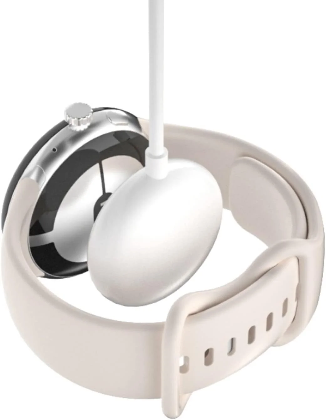 پایه شارژر ساعت هوشمند USB SKEIDO، کابل شارژ مغناطیسی مناسب برای ساعت گوگل پیکسل