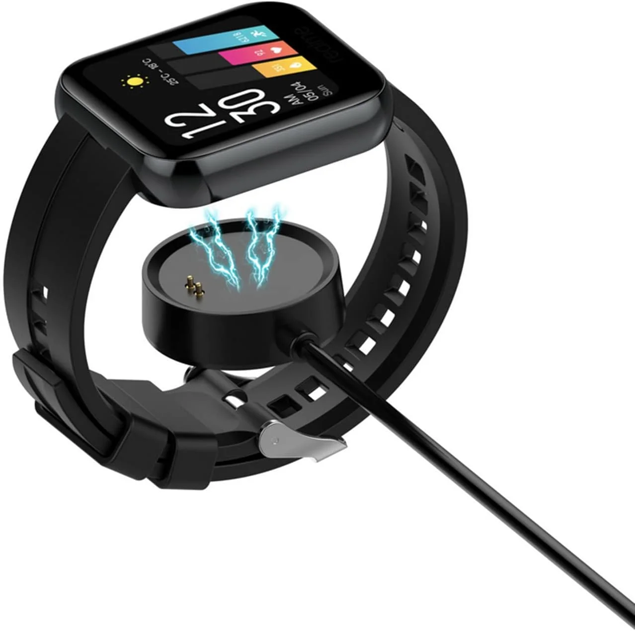 کابل شارژ USB ساعت هوشمند SKEIDO، پایه شارژر، آداپتور، استند برای ساعت هوشمند ورزشی realme کابل شارژ USB ساعت هوشمند SKEIDO، پایه شارژر، آداپتور، استند برای ساعت هوشمند ورزشی realme