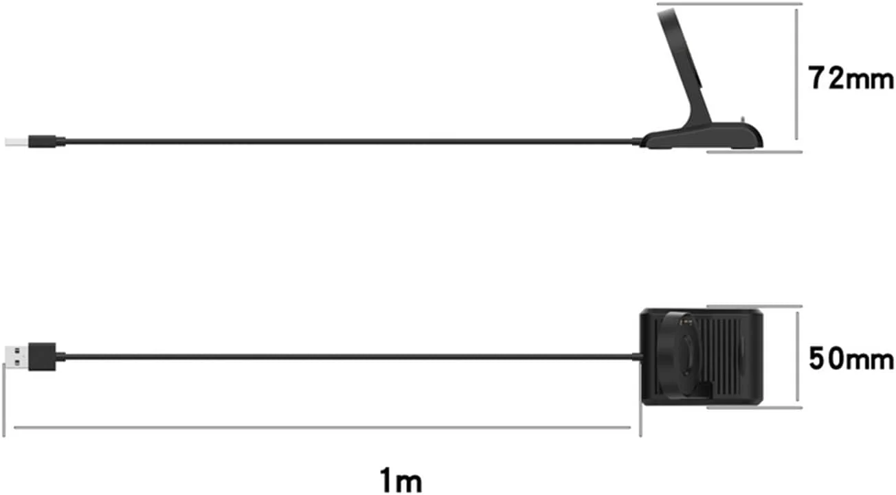 آداپتور شارژر داک ساعت هوشمند SKEIDO کابل شارژ USB برای Ticwatch proX/Ticwatch E3/Ticwatch pro3 LTE آداپتور شارژر داک ساعت هوشمند SKEIDO کابل شارژ USB برای Ticwatch proX/Ticwatch E3/Ticwatch pro3 LTE
