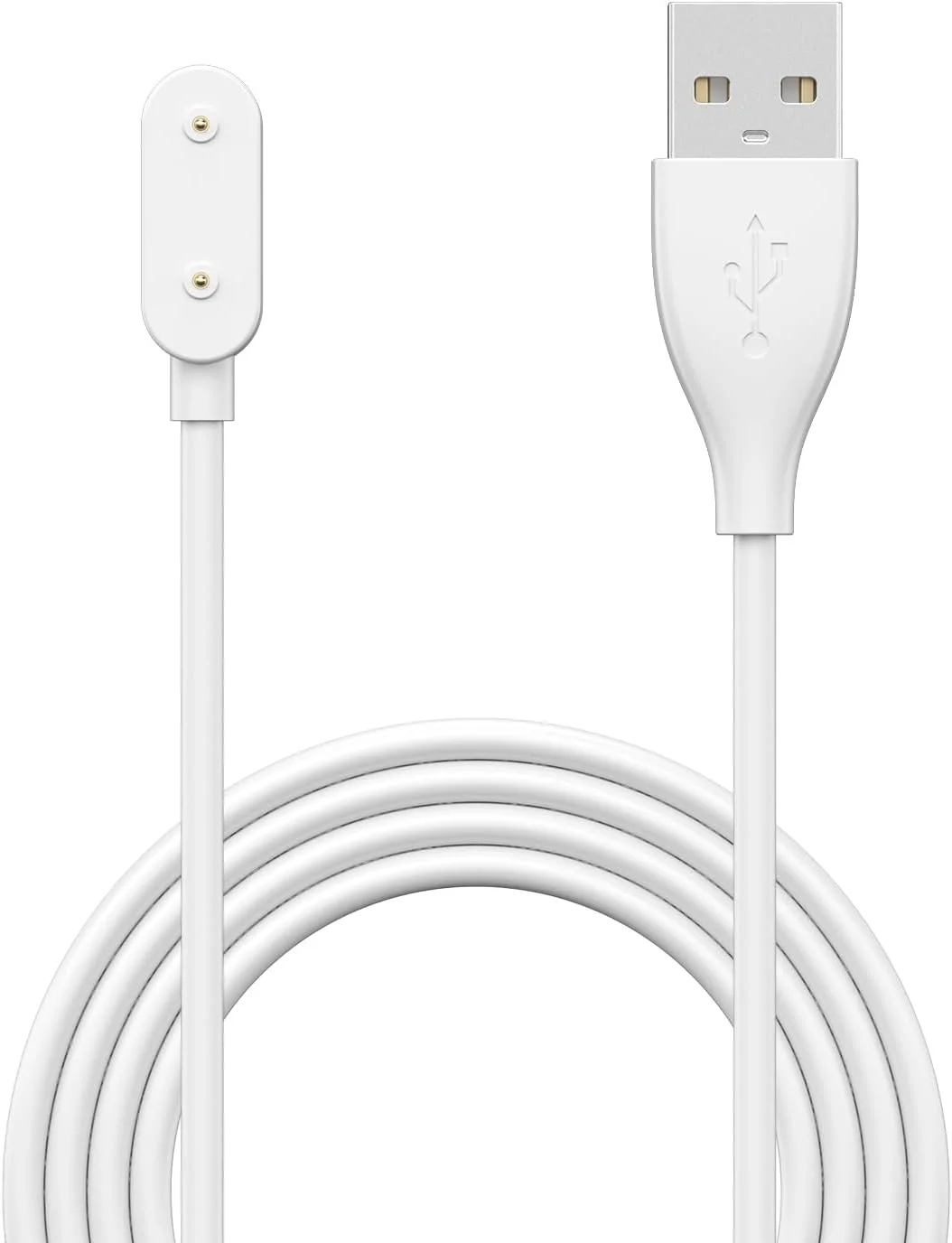 شارژر ساعت هوشمند برای Huawei Watch Fit3، کابل شارژ USB 100 سانتی متری سازگار با ساعت هوشمند Huawei Watch Fit 3 /Fit 2/Fit/Fit Mini/Huawei Band 9/8/7/6/6pro (سفید)