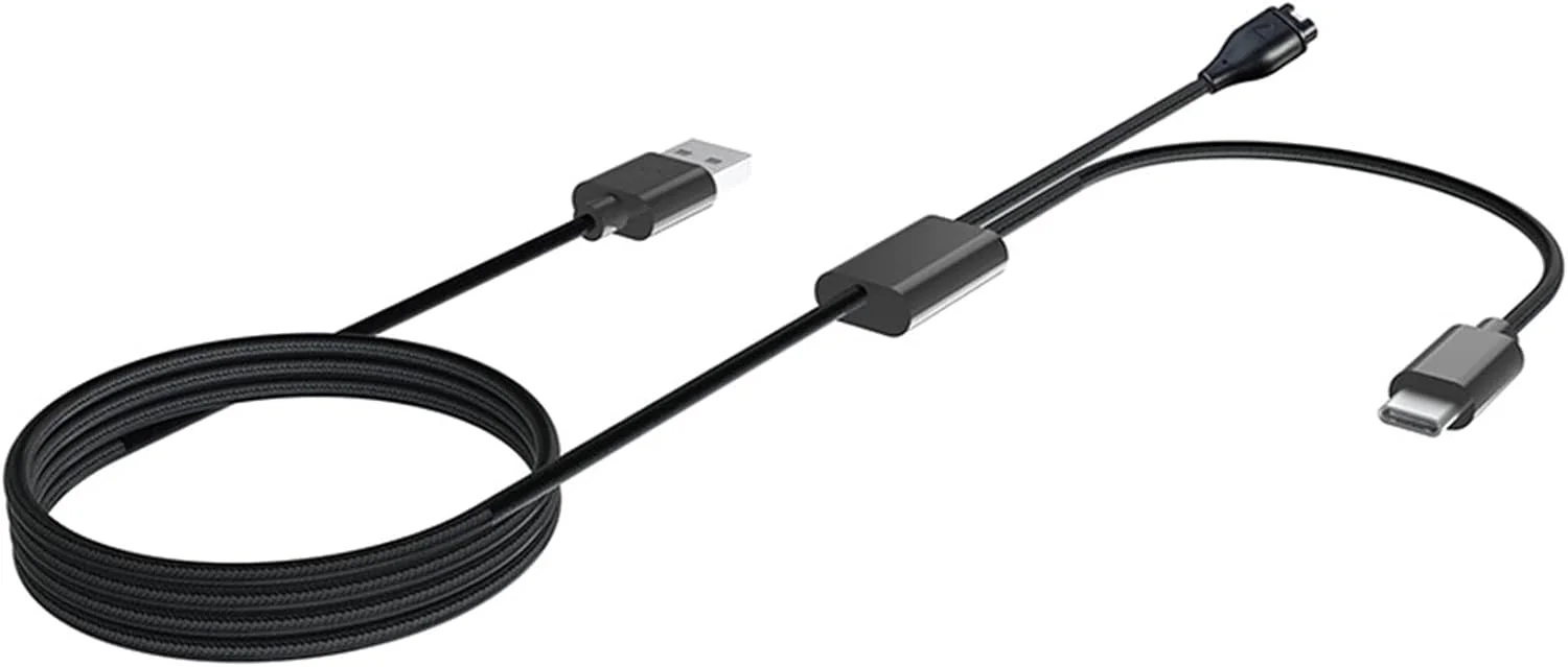 کابل شارژ ساعت هوشمند Type-C PD با سازگاری گسترده، کابل داک شارژر آداپتور شارژر ساعت هوشمند مشکی