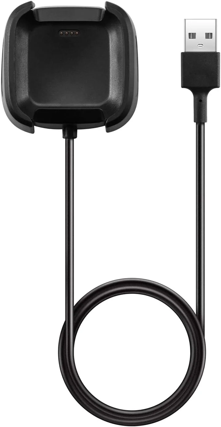 پایه شارژر ساعت هوشمند با کابل USB 1 متری برای ساعت هوشمند Fitbit Versa Lite Versa