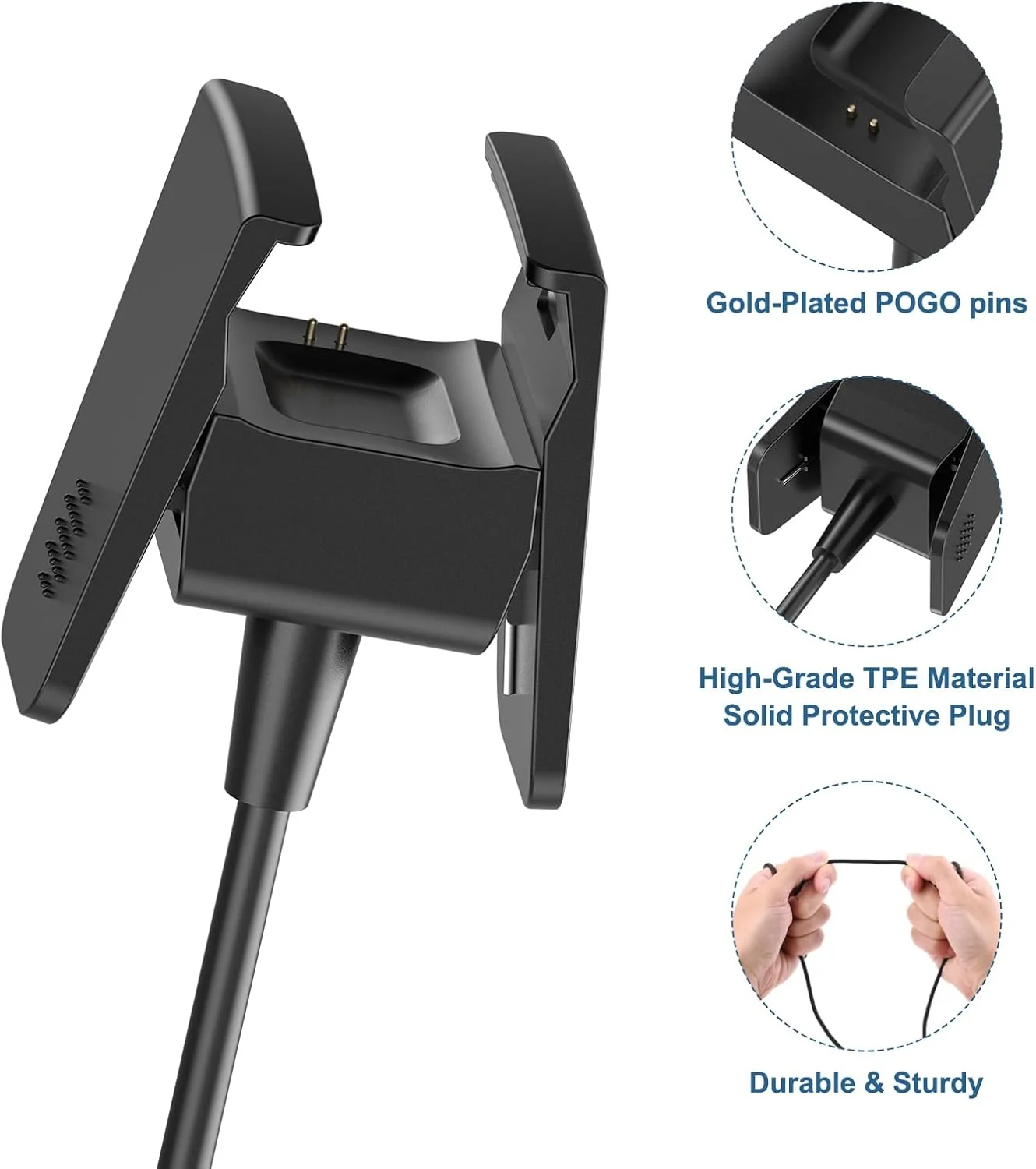 کابل شارژر ساعت هوشمند برای فیت بیت شارژ 2 (فقط)، 90 سانتی متر کابل شارژ جایگزین فیت بیت شارژ 2 سازگار با ردیاب تناسب اندام فیت بیت شارژ 2 (USB A_92cm) کابل شارژر ساعت هوشمند برای فیت بیت شارژ 2 (فقط)، 90 سانتی متر کابل شارژ جایگزین فیت بیت شارژ 2 سازگار با ردیاب تناسب اندام فیت بیت شارژ 2 (USB A_92cm)