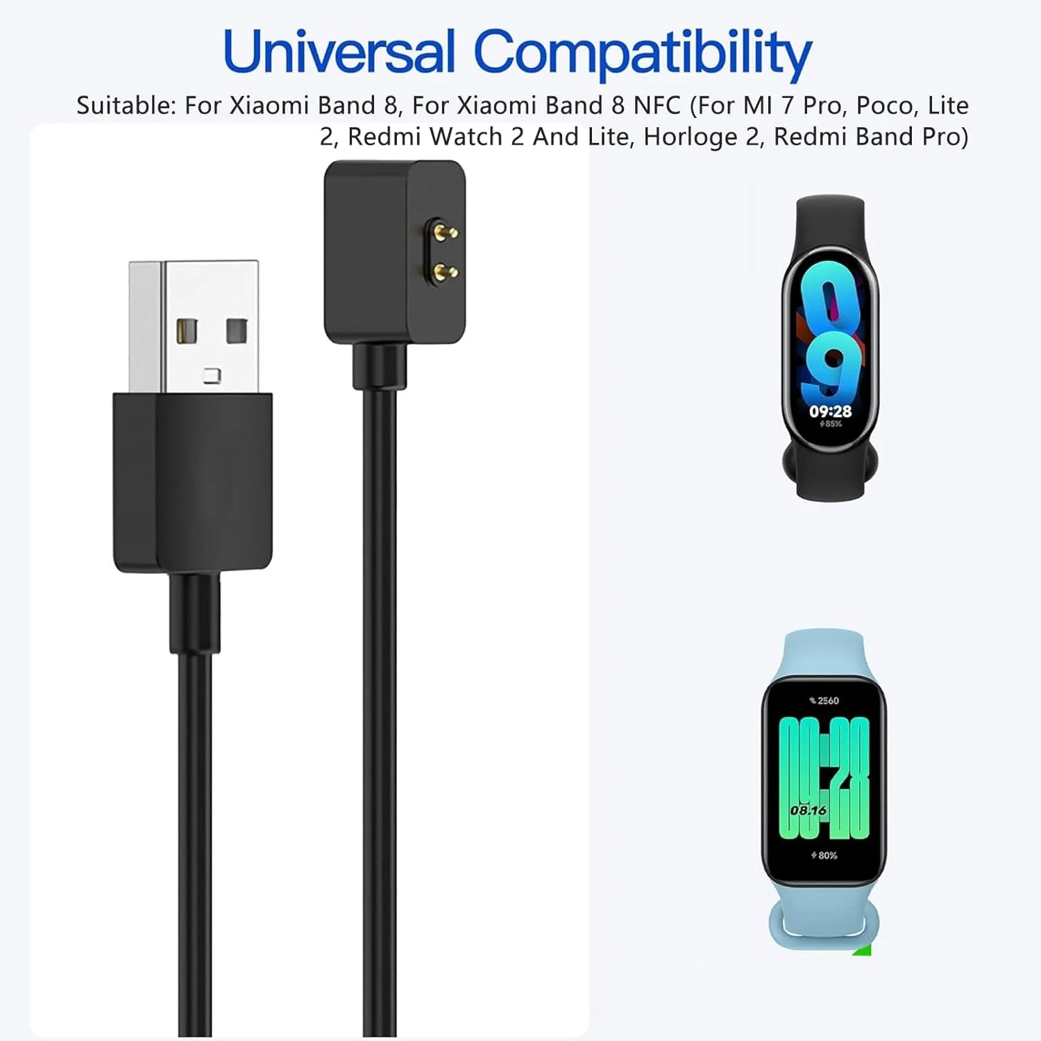 کابل شارژ مغناطیسی USB ساعت هوشمند سوراندی به طول 1 متر، شارژر ساعت برای شارژ سریع، مناسب برای بند 8، شارژرهای دیواری، شارژرهای خودرو، SORANDY4YFANDQ1WO کابل شارژ مغناطیسی USB ساعت هوشمند سوراندی به طول 1 متر، شارژر ساعت برای شارژ سریع، مناسب برای بند 8، شارژرهای دیواری، شارژرهای خودرو، SORANDY4YFANDQ1WO