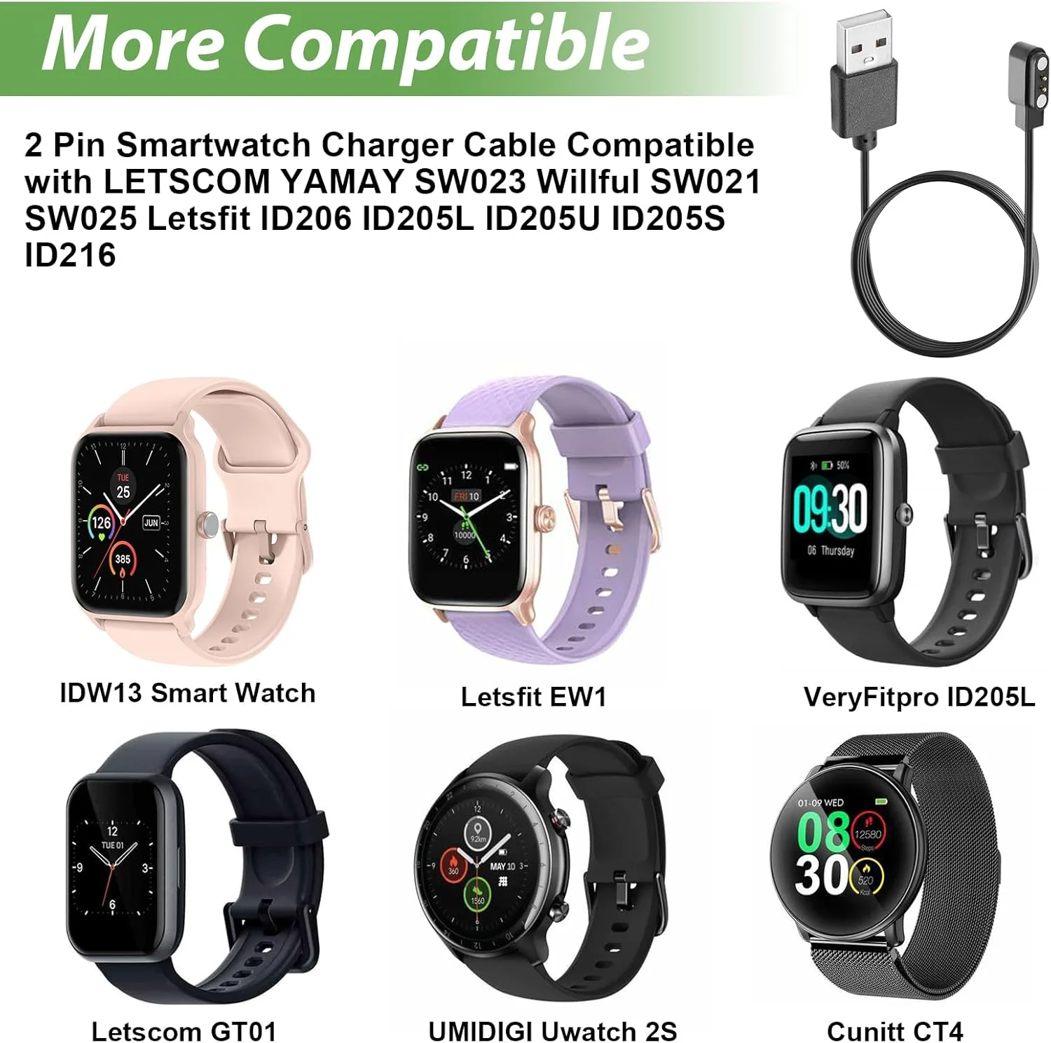 شارژر مغناطیسی ساعت هوشمند SMCEHEYA سازگار با YAMAY SW023 Willful SW021 SW025 Letsfit ID206 ID205L ID205U ID205S ID216 Umidigi Uwatch 3S 3 2S 2 - شارژر مغناطیسی 2 پین ساعت هوشمند شارژر مغناطیسی ساعت هوشمند SMCEHEYA سازگار با YAMAY SW023 Willful SW021 SW025 Letsfit ID206 ID205L ID205U ID205S ID216 Umidigi Uwatch 3S 3 2S 2 - شارژر مغناطیسی 2 پین ساعت هوشمند