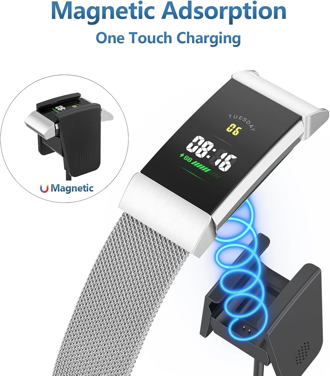 کابل شارژر ساعت هوشمند برای فیت بیت شارژ 2 (فقط)، 90 سانتی متر کابل شارژ جایگزین فیت بیت شارژ 2 سازگار با ردیاب تناسب اندام فیت بیت شارژ 2 (USB A_92cm) کابل شارژر ساعت هوشمند برای فیت بیت شارژ 2 (فقط)، 90 سانتی متر کابل شارژ جایگزین فیت بیت شارژ 2 سازگار با ردیاب تناسب اندام فیت بیت شارژ 2 (USB A_92cm)