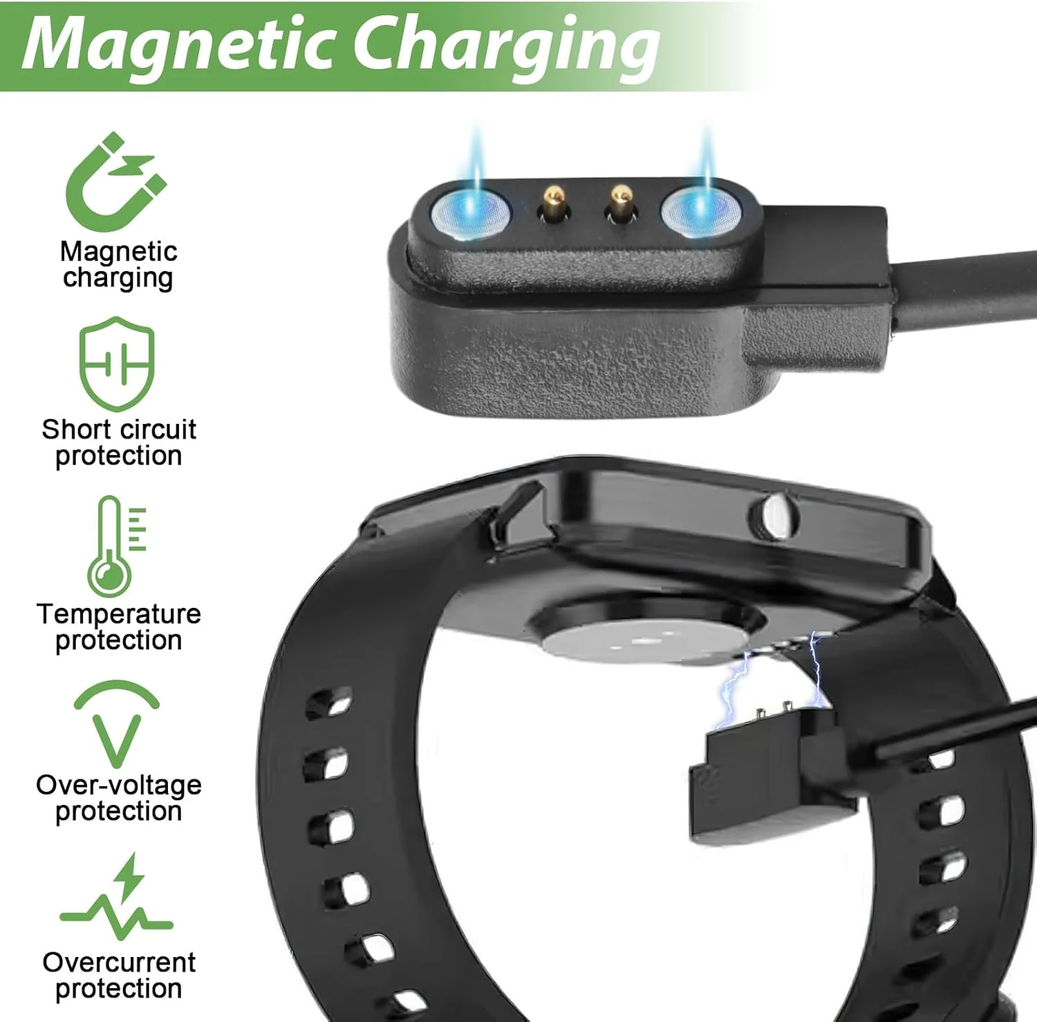 شارژر مغناطیسی ساعت هوشمند SMCEHEYA سازگار با YAMAY SW023 Willful SW021 SW025 Letsfit ID206 ID205L ID205U ID205S ID216 Umidigi Uwatch 3S 3 2S 2 - شارژر مغناطیسی 2 پین ساعت هوشمند شارژر مغناطیسی ساعت هوشمند SMCEHEYA سازگار با YAMAY SW023 Willful SW021 SW025 Letsfit ID206 ID205L ID205U ID205S ID216 Umidigi Uwatch 3S 3 2S 2 - شارژر مغناطیسی 2 پین ساعت هوشمند