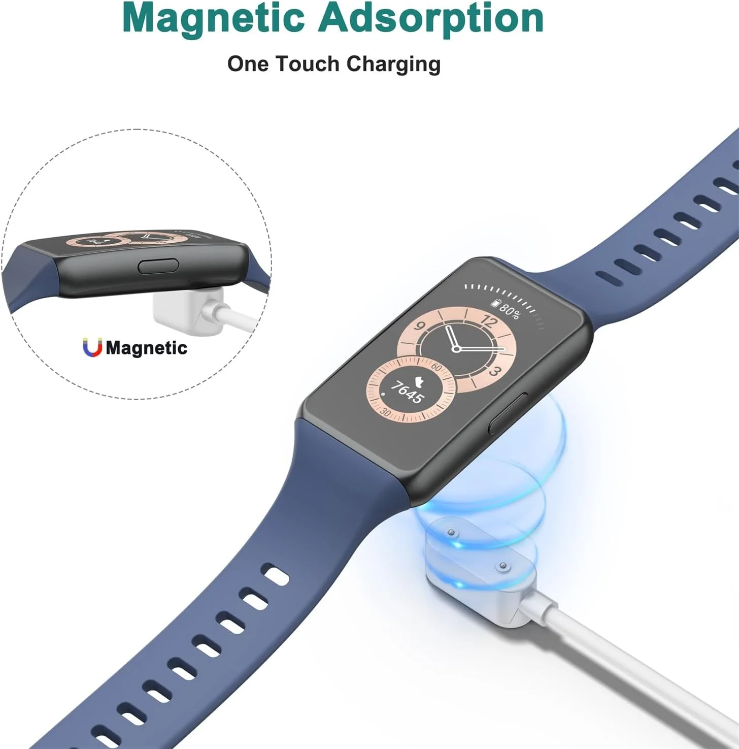 شارژر ساعت هوشمند برای Huawei Watch Fit3، کابل شارژ USB 100 سانتی متری سازگار با ساعت هوشمند Huawei Watch Fit 3 /Fit 2/Fit/Fit Mini/Huawei Band 9/8/7/6/6pro (سفید) شارژر ساعت هوشمند برای Huawei Watch Fit3، کابل شارژ USB 100 سانتی متری سازگار با ساعت هوشمند Huawei Watch Fit 3 /Fit 2/Fit/Fit Mini/Huawei Band 9/8/7/6/6pro (سفید)