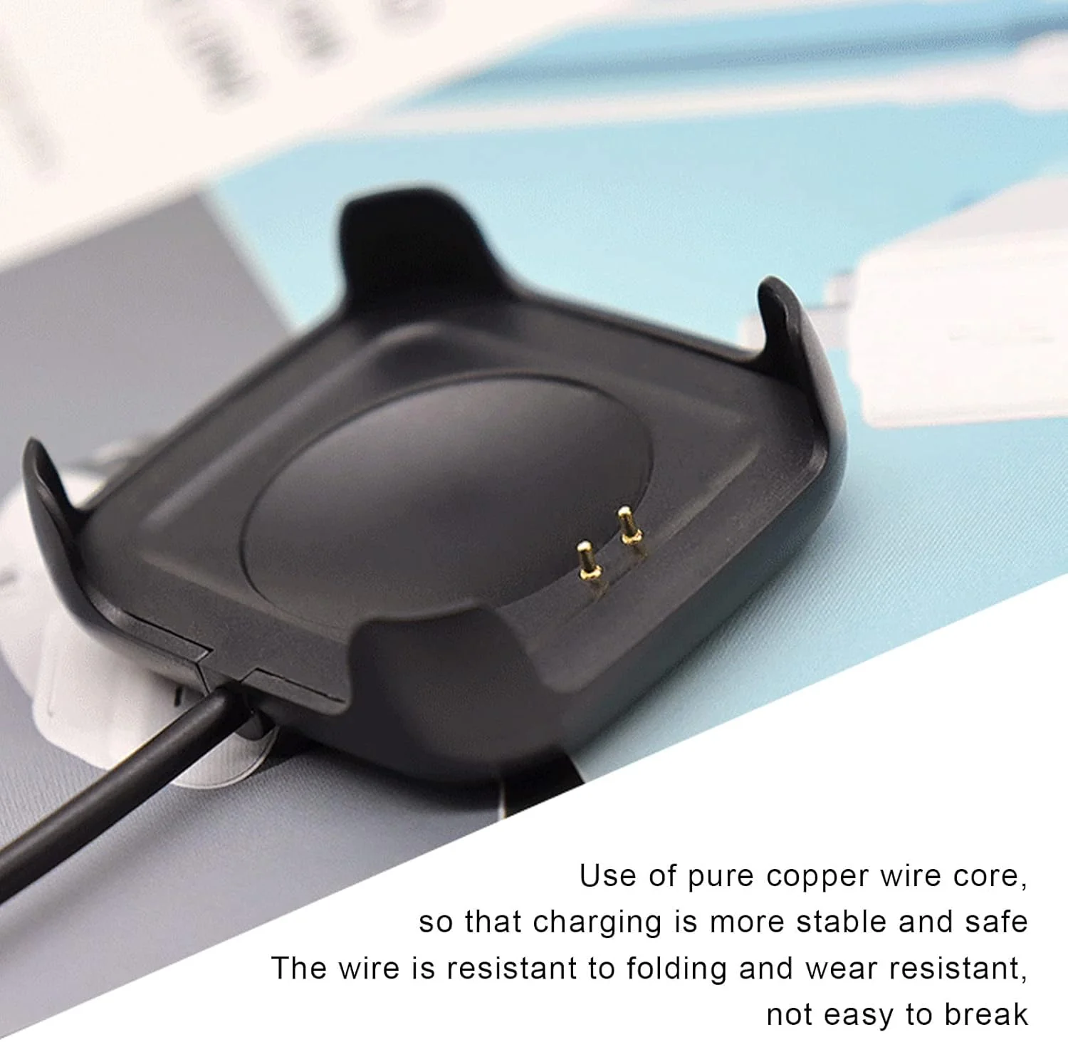 پایه شارژر ساعت هوشمند، کابل USB شارژ پایدار با هسته سیم مسی خالص، شارژر ساعت هوشمند برای لوازم جانبی ساعت هوشمند پایه شارژر ساعت هوشمند، کابل USB شارژ پایدار با هسته سیم مسی خالص، شارژر ساعت هوشمند برای لوازم جانبی ساعت هوشمند