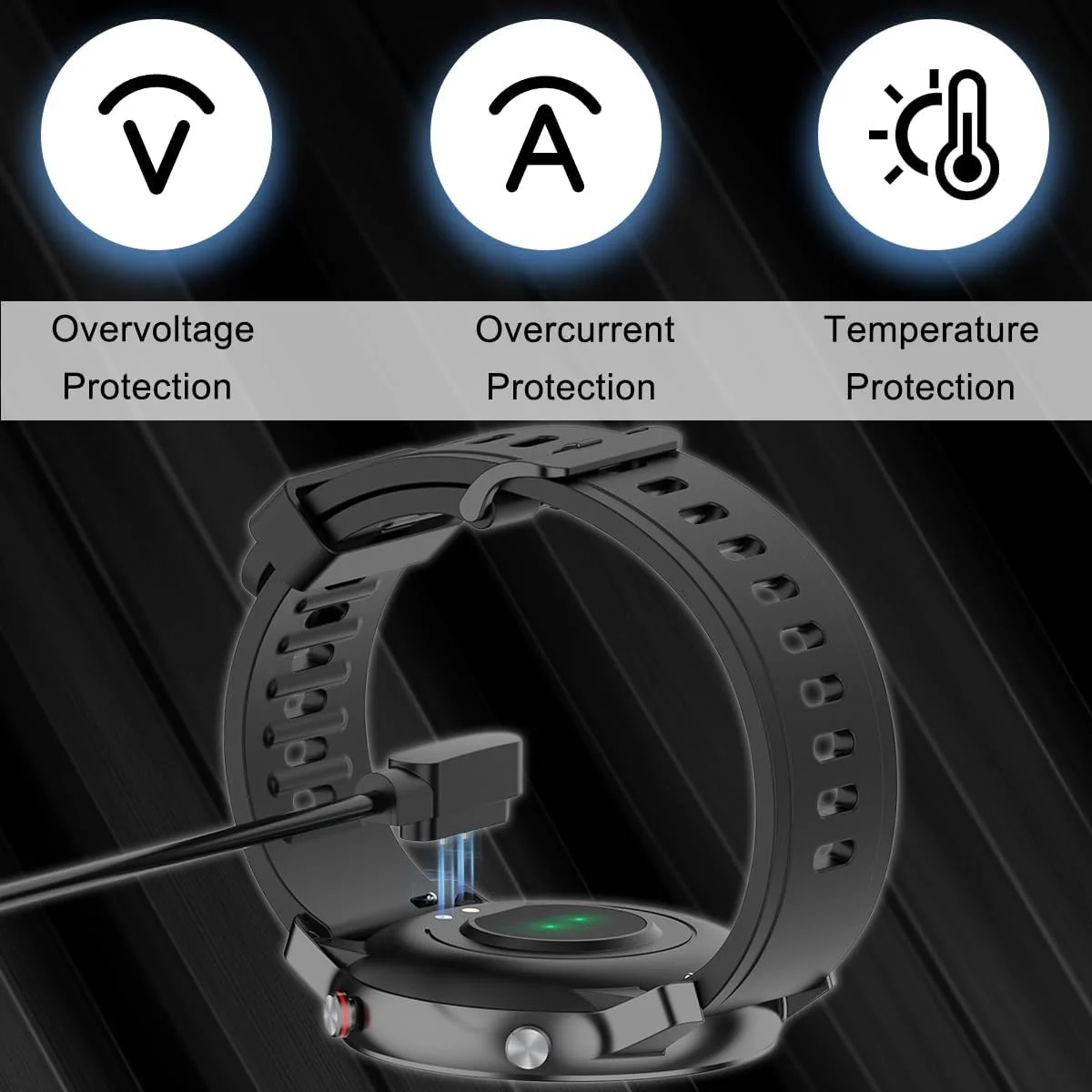 شارژر مغناطیسی Xiatiaosann برای YAMAY SW022، AGPTEK LW11، Ticwatch GTX، Xiaomi Haylou Solar LS05/RT LS05S، IMILAB KW66، کابل USB دو پین 4 میلیمتری، ساعت هوشمند 2 عددی شارژر مغناطیسی Xiatiaosann برای YAMAY SW022، AGPTEK LW11، Ticwatch GTX، Xiaomi Haylou Solar LS05/RT LS05S، IMILAB KW66، کابل USB دو پین 4 میلیمتری، ساعت هوشمند 2 عددی