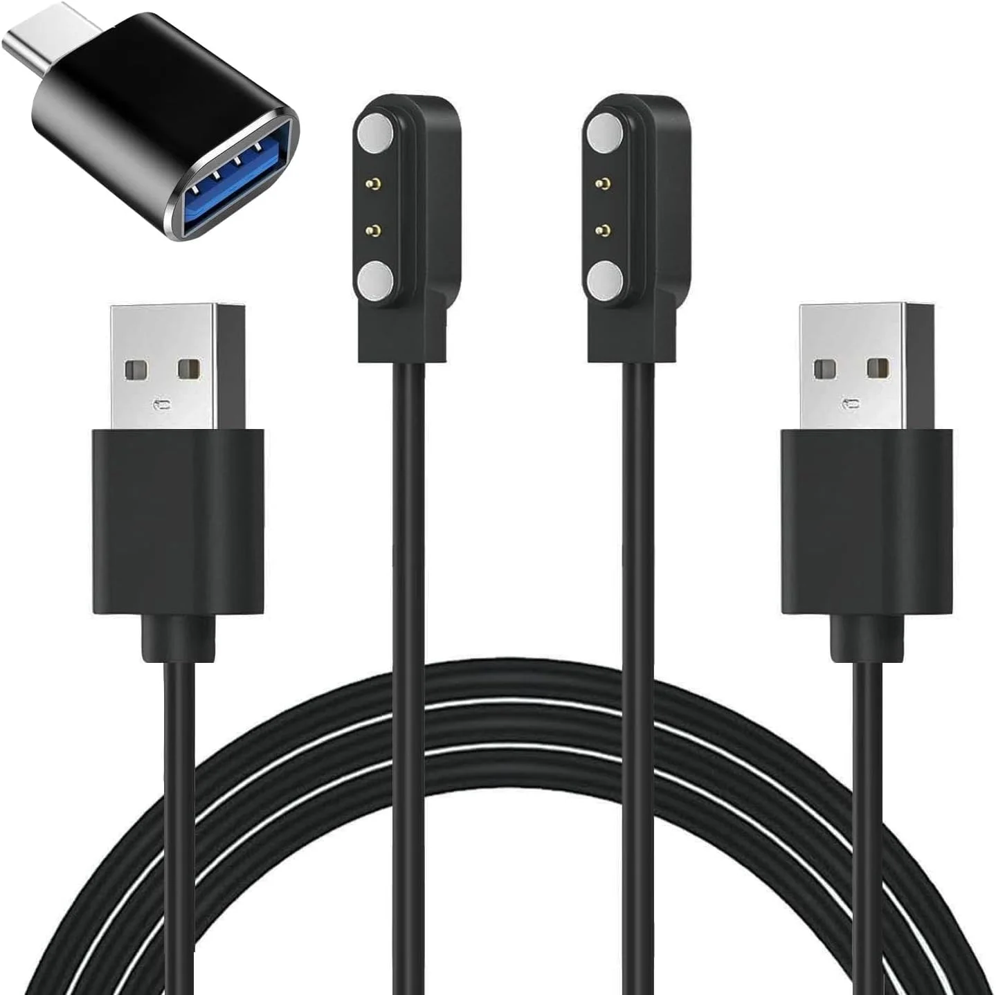 شارژر مغناطیسی ساعت هوشمند Xininyia، بسته 2 عددی، کابل شارژ USB (طول 1 متر) شارژر مغناطیسی ساعت هوشمند Xininyia، بسته 2 عددی، کابل شارژ USB (طول 1 متر)