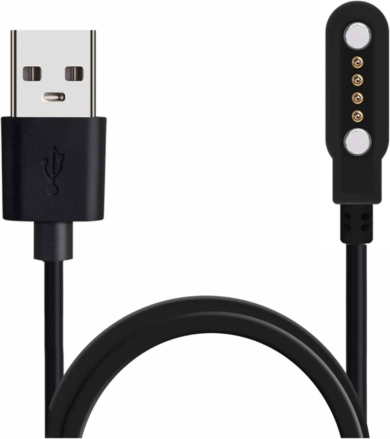 شارژر مغناطیسی جهانی ساعت هوشمند 7.62 میلیمتری، کابل شارژ جایگزین مکشی مغناطیسی 4 پین ساعت هوشمند برای ساعت هوشمند da fit، فاصله شارژ ساعت سازگار 7.5 میلیمتر - 8 میلیمتر شارژر مغناطیسی جهانی ساعت هوشمند 7.62 میلیمتری، کابل شارژ جایگزین مکشی مغناطیسی 4 پین ساعت هوشمند برای ساعت هوشمند da fit، فاصله شارژ ساعت سازگار 7.5 میلیمتر - 8 میلیمتر