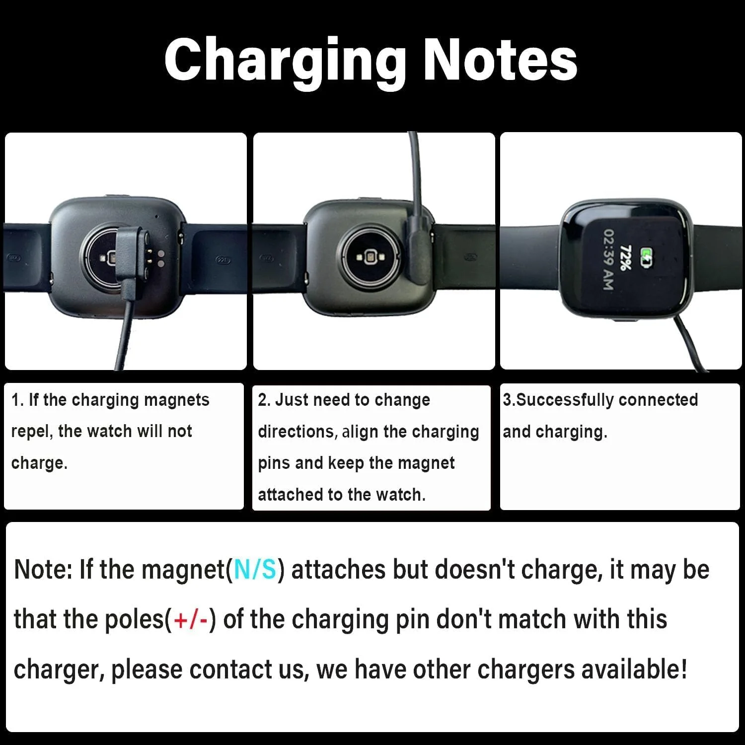 شارژر مغناطیسی قوی 2 پین Xininyia برای ساعت هوشمند ROHS، کابل شارژ USB مغناطیسی تک عددی برای ساعت های هوشمند سازگار با گواهینامه ROHS/CE (فاصله درگاه شارژ 4 میلی متر) شارژر مغناطیسی قوی 2 پین Xininyia برای ساعت هوشمند ROHS، کابل شارژ USB مغناطیسی تک عددی برای ساعت های هوشمند سازگار با گواهینامه ROHS/CE (فاصله درگاه شارژ 4 میلی متر)