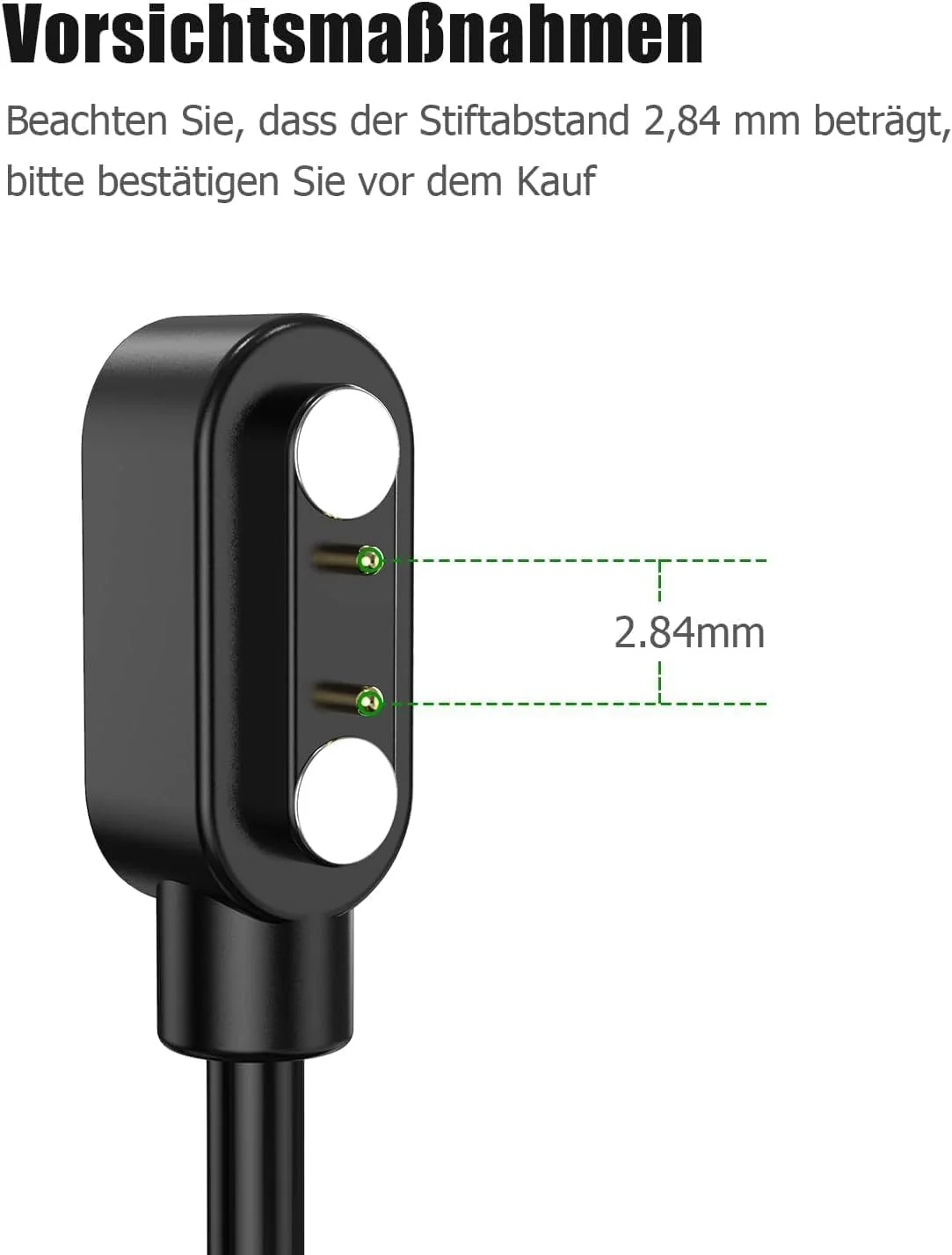 شارژر ساعت هوشمند برای YAMAY VeryFitPro، [2 عدد 1 متری] کابل شارژ USB مغناطیسی جایگزین برای ساعت SW021 SW023 Letsfit ID205L ID205U ID205S SW025 Uwatch 3S 3 2 2S