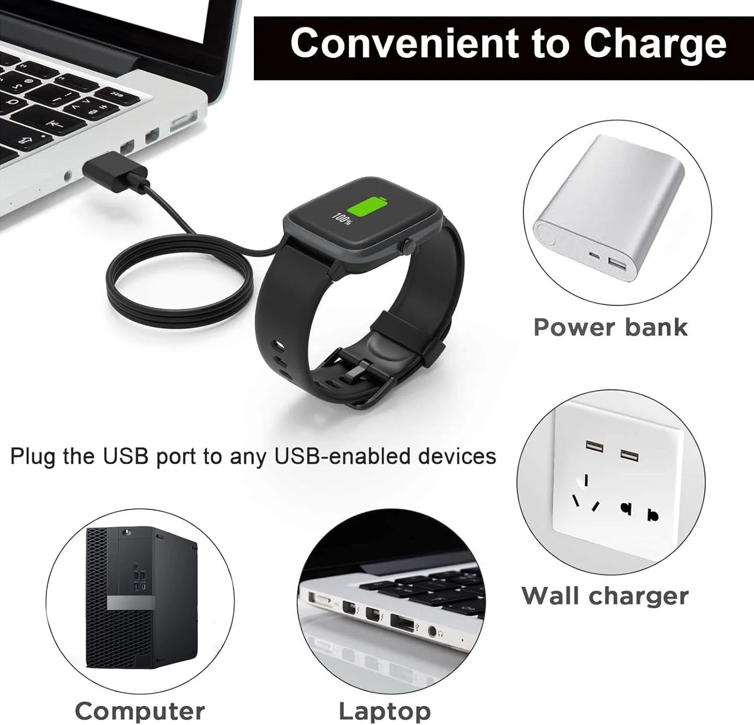 شارژر مغناطیسی ساعت هوشمند Xininyia، بسته 2 عددی، کابل شارژ USB (طول 1 متر) شارژر مغناطیسی ساعت هوشمند Xininyia، بسته 2 عددی، کابل شارژ USB (طول 1 متر)