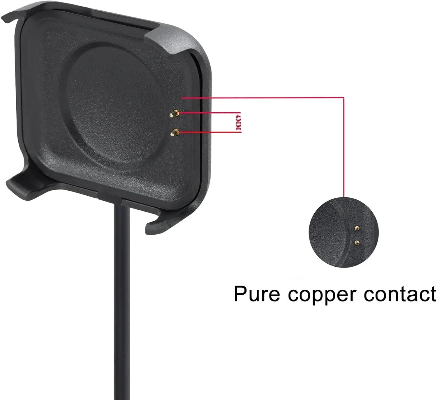 کابل شارژ ساعت، کابل سبک و سریع ساعت - کابل شارژ سریع، شارژر ایمن و پایدار، لوازم جانبی ساعت هوشمند برای میز، خانه، مسافرت کابل شارژ ساعت، کابل سبک و سریع ساعت - کابل شارژ سریع، شارژر ایمن و پایدار، لوازم جانبی ساعت هوشمند برای میز، خانه، مسافرت