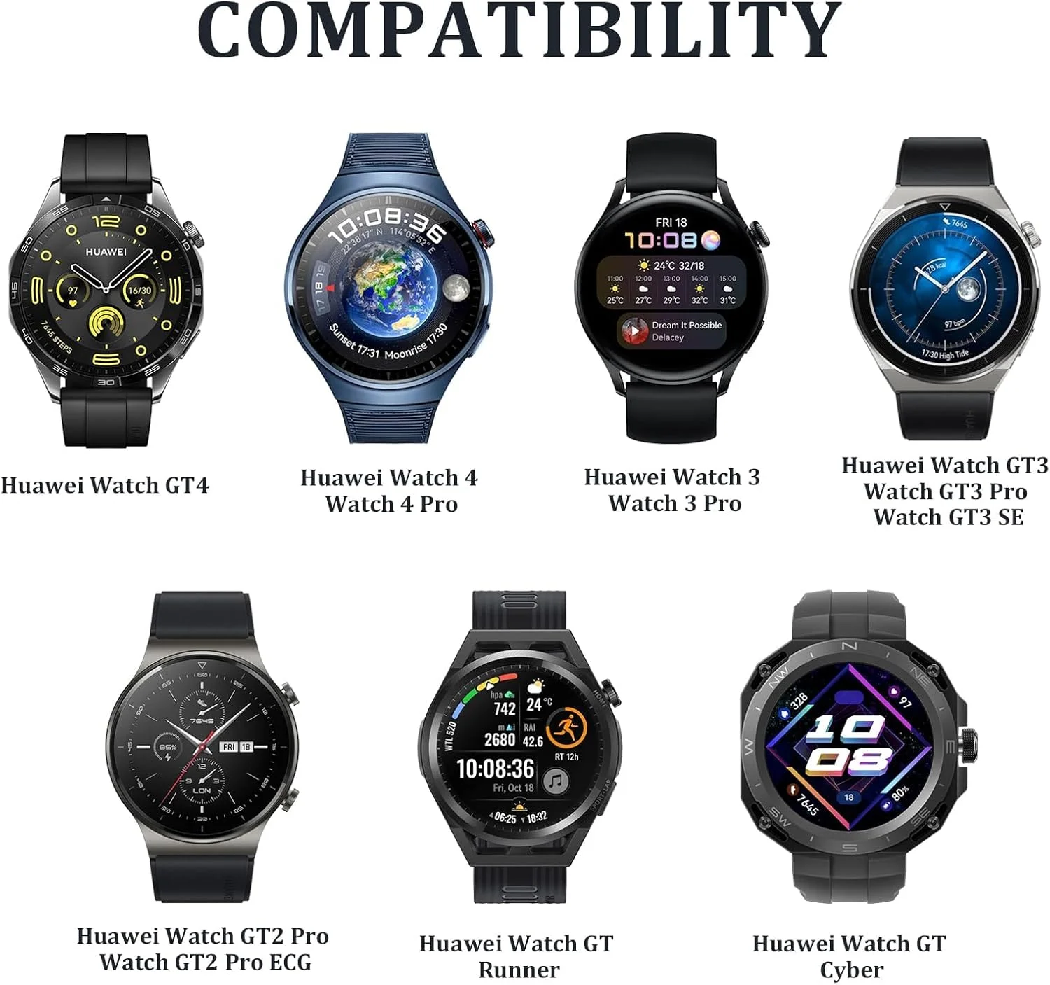 کابل شارژر ساعت هوشمند Zuooiec سازگار با Huawei Watch GT4 (46mm/41mm)، کابل شارژ USB جایگزین، شارژر مغناطیسی USB برای لوازم جانبی Huawei Watch GT3 (46mm/42mm) (80cm/2.6ft) (مشکی) کابل شارژر ساعت هوشمند Zuooiec سازگار با Huawei Watch GT4 (46mm/41mm)، کابل شارژ USB جایگزین، شارژر مغناطیسی USB برای لوازم جانبی Huawei Watch GT3 (46mm/42mm) (80cm/2.6ft) (مشکی)