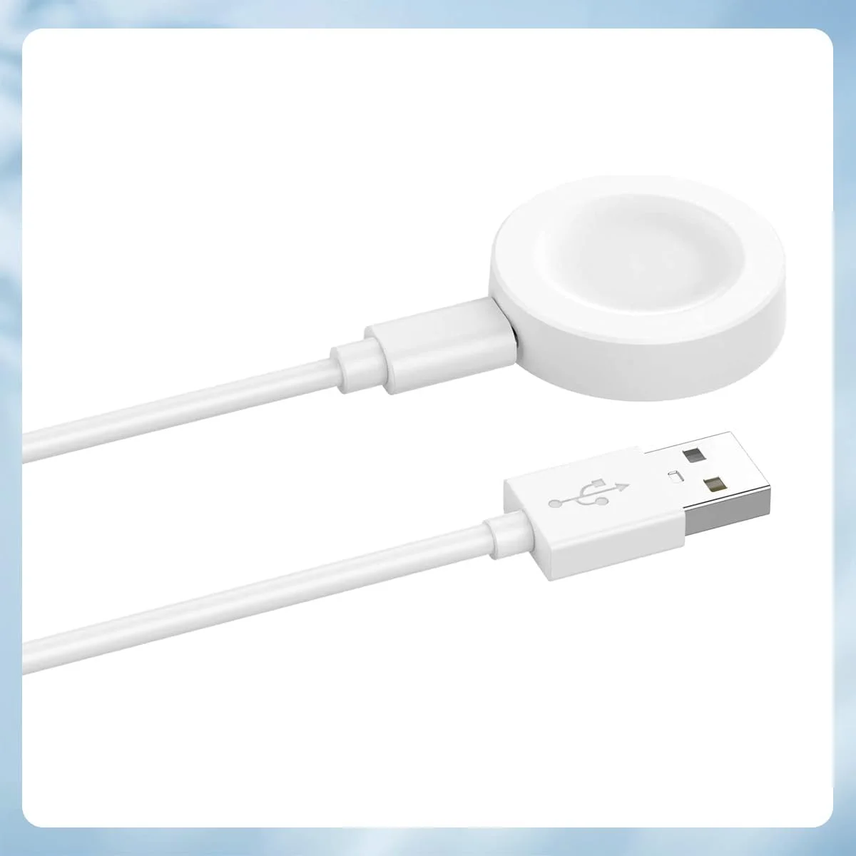 شارژر USB مغناطیسی T Tersely سازگار با ساعت هوشمند Huawei Watch GT2 Pro, GT3/4/5, GT3/4/5 Pro, D2 (سفید)