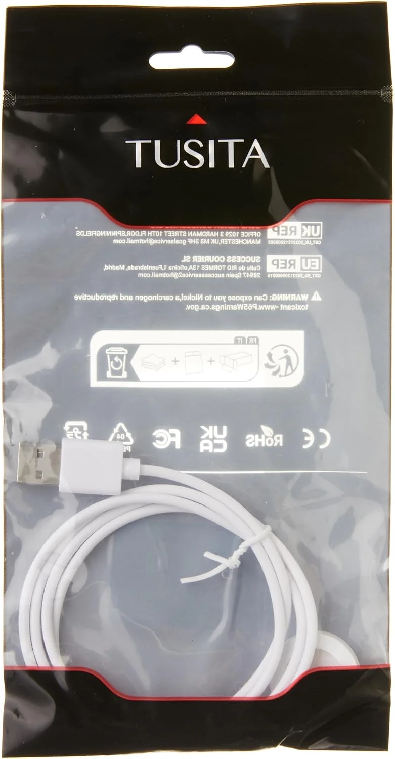 شارژر توسيتا سازگار با Fossil Gen 4، Gen 5، Emporio Armani، Skagen falster 2، Misfit Vapor 2، Diesel Guard 2.5، Michael Kors Runway - کابل شارژ USB طول 100 سانتی متر - لوازم جانبی ساعت هوشمند شارژر توسيتا سازگار با Fossil Gen 4، Gen 5، Emporio Armani، Skagen falster 2، Misfit Vapor 2، Diesel Guard 2.5، Michael Kors Runway - کابل شارژ USB طول 100 سانتی متر - لوازم جانبی ساعت هوشمند