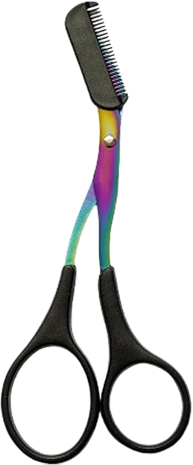 ست ۴ عددی قیچی ابرو به همراه شانه، ابزار حالت دهنده و اصلاح ابرو، تیغ ابرو، مناسب برای آرایش و زیبایی، هدیه برای آقایان و بانوان، مناسب برای بینی، ابرو و ریش ست ۴ عددی قیچی ابرو به همراه شانه، ابزار حالت دهنده و اصلاح ابرو، تیغ ابرو، مناسب برای آرایش و زیبایی، هدیه برای آقایان و بانوان، مناسب برای بینی، ابرو و ریش