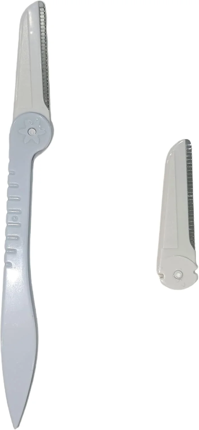 قیچی ابرو و ابزار حذف موهای صورت EdNeY با تیغه توری تاشو - لوازم جانبی مراقبت از پوست و زیبایی مناسب سفر با تیغه های تعویضی - پوست را شاداب و بی نقص نگه می دارد (آبی) قیچی ابرو و ابزار حذف موهای صورت EdNeY با تیغه توری تاشو - لوازم جانبی مراقبت از پوست و زیبایی مناسب سفر با تیغه های تعویضی - پوست را شاداب و بی نقص نگه می دارد (آبی)