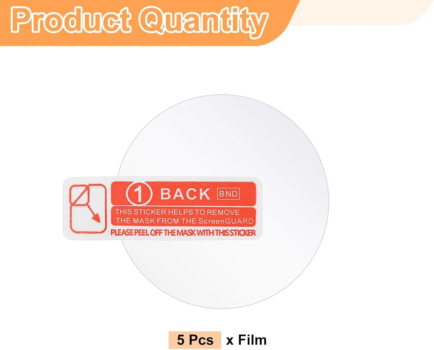 محافظ صفحه نمایش شیشه ای ساعت سورسیینگ مپ، 5 عدد، 33 میلی متر، شیشه حرارت دیده آلومینای بالا 9H، ضد نور آبی، HD، گرد، محافظ صفحه نمایش کریستالی ساعت هوشمند