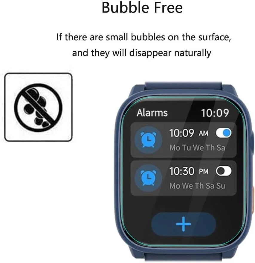 محافظ صفحه نمایش فوتاوی برای ساعت هوشمند ModaWin Smart Watch W98، بسته 3 عددی، فیلم PET نرم و شفاف HD، ضد اثر انگشت، ضد خش، بدون حباب، سازگار با ساعت هوشمند MgaoLo ModaWin W98 Kids