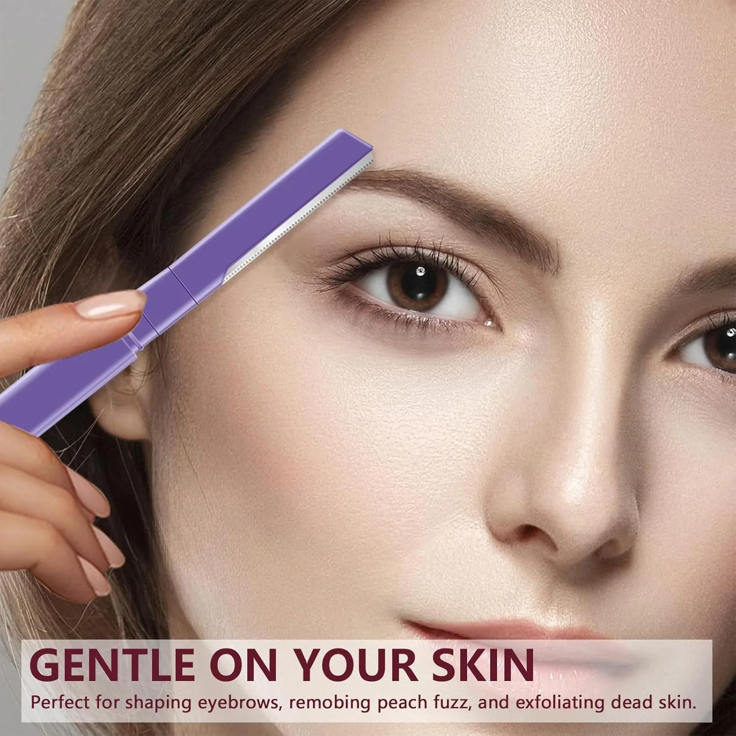 تیغ ابرو زنانه، کیت اصلاح ابرو با موچین و برس 2 در 1، تیغ های درماپلنینگ دو لبه برای صورت و ابرو، میکرو تیغ دقیق، موبر بدون درد و شکل دهنده ابرو تیغ ابرو زنانه، کیت اصلاح ابرو با موچین و برس 2 در 1، تیغ های درماپلنینگ دو لبه برای صورت و ابرو، میکرو تیغ دقیق، موبر بدون درد و شکل دهنده ابرو