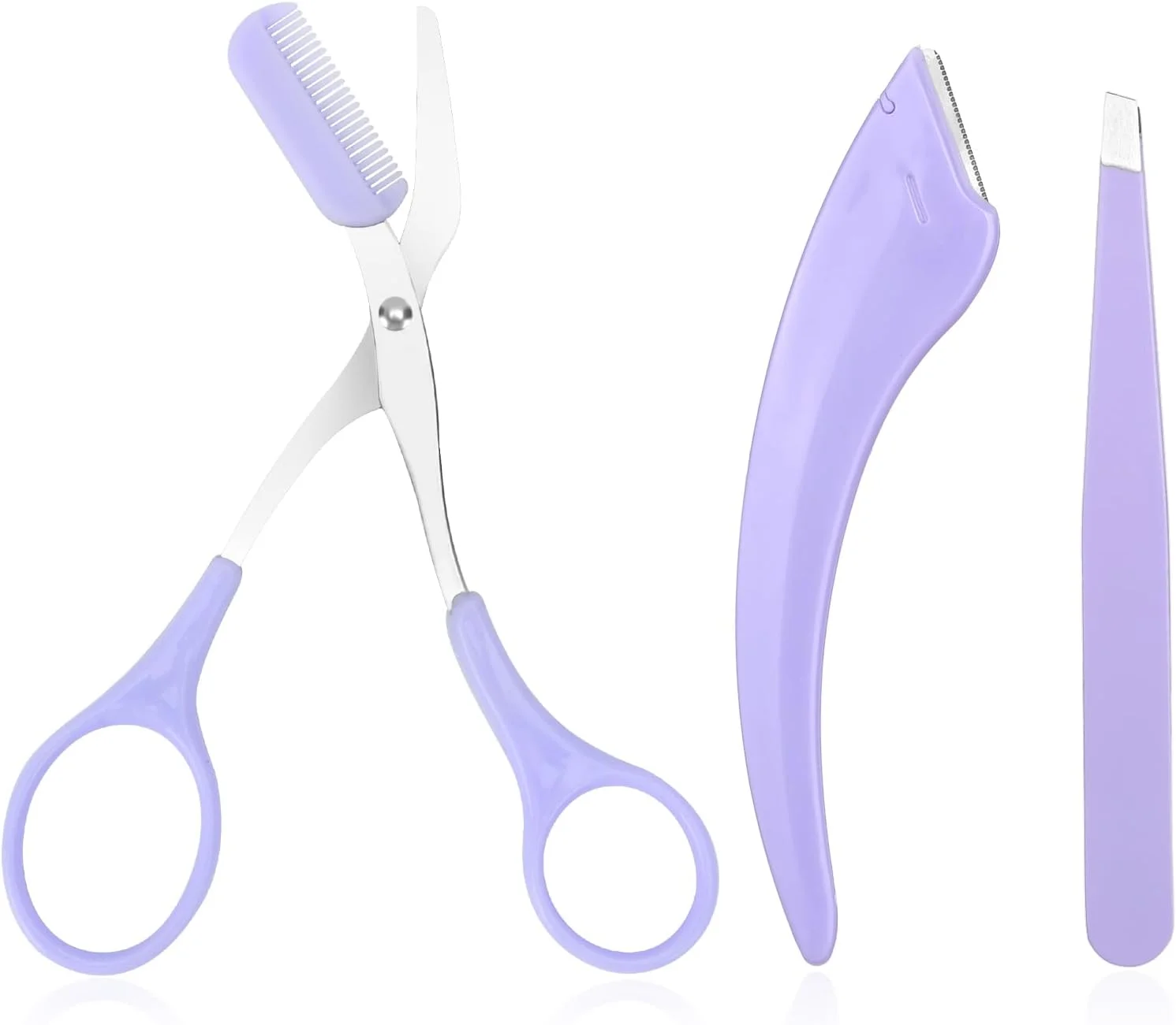 ست مرتب سازی ابرو، قیچی ابرو با شانه، تیغ ابرو، موچین ابرو، ابزار حرفه ای و دقیق اصلاح ابرو و از بین بردن موهای صورت مناسب برای خانم ها و آقایان ست مرتب سازی ابرو، قیچی ابرو با شانه، تیغ ابرو، موچین ابرو، ابزار حرفه ای و دقیق اصلاح ابرو و از بین بردن موهای صورت مناسب برای خانم ها و آقایان