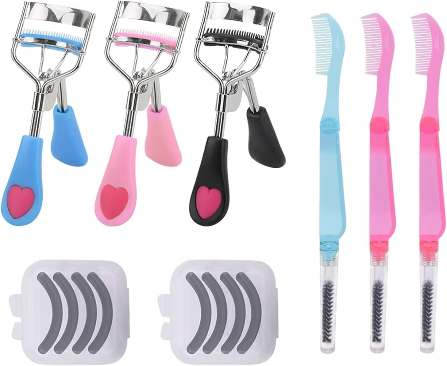 ست مراقبت از چشم GTOULKXN با فر مژه با دقت بالا، مجموعه لوازم جانبی آرایش ابرو همه کاره برای زنان و دختران (8 تکه) ست مراقبت از چشم GTOULKXN با فر مژه با دقت بالا، مجموعه لوازم جانبی آرایش ابرو همه کاره برای زنان و دختران (8 تکه)