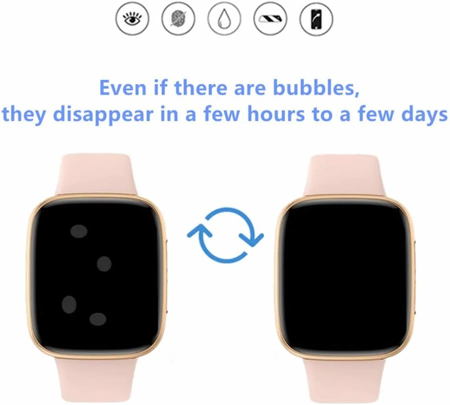 محافظ صفحه نمایش MIHENCE سازگار با ساعت هوشمند GTX20 1.85 اینچی، فیلم محافظ TPU HD سازگار با ساعت هوشمند VinoVonue/antfit/Tensky GTX20 (6 عدد)